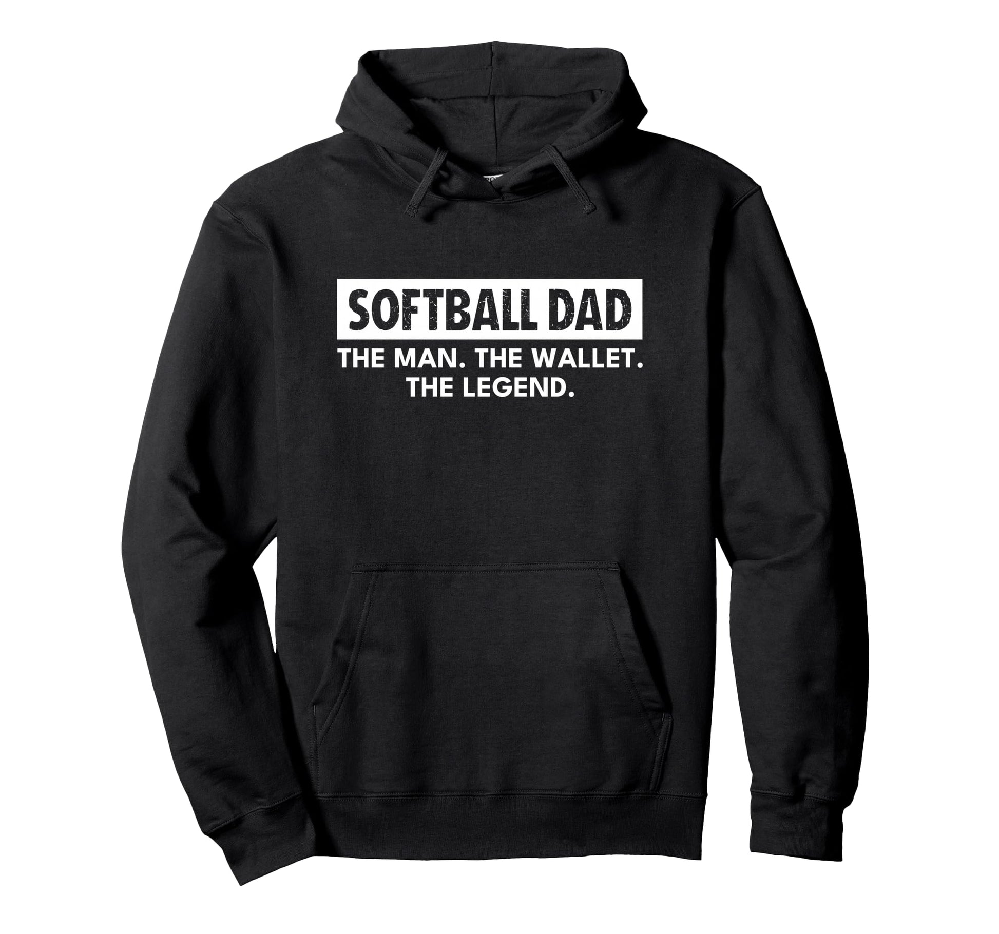 Softball Dad Wallet Legend Hoodie - Trendy Graphic Men Women - T-Shirt, Sweatshirt, Hoodie