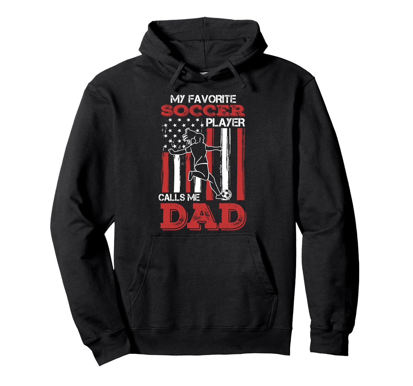 Awesome Fathers Day Soccer Dad Gift From Hoodie - Graphic Print Men Women - T-Shirt, Sweatshirt, Hoodie