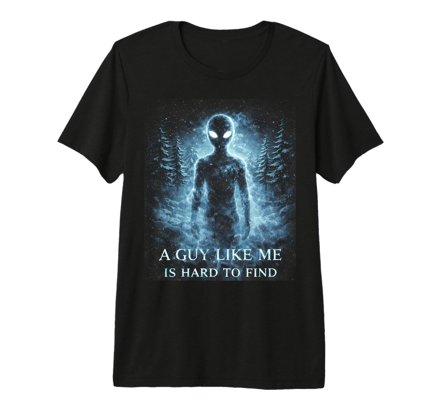 Funny Alien Sunset Forest Sci Fi Tri T-Shirt - Aesthetic Graphic Unisex - T-Shirt, Sweatshirt, Hoodie
