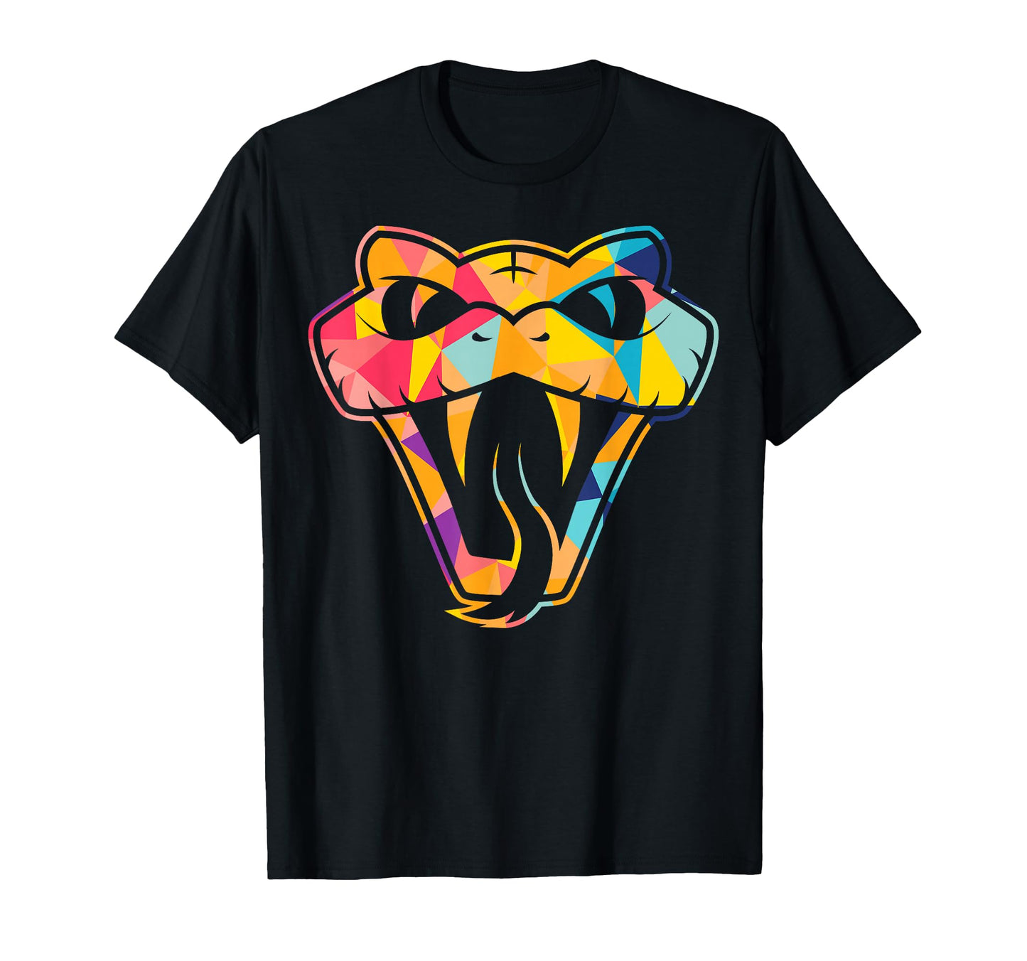 Colourful Snake Head Snakes T-Shirt - Unique Graphic Unisex - T-Shirt, Sweatshirt, Hoodie