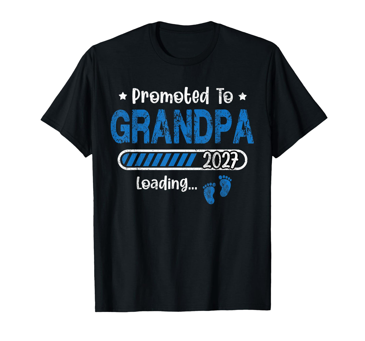 Promoted To Grandpa Est 2027 New Dad T-Shirt - Aesthetic Graphic Unisex - T-Shirt, Sweatshirt, Hoodie