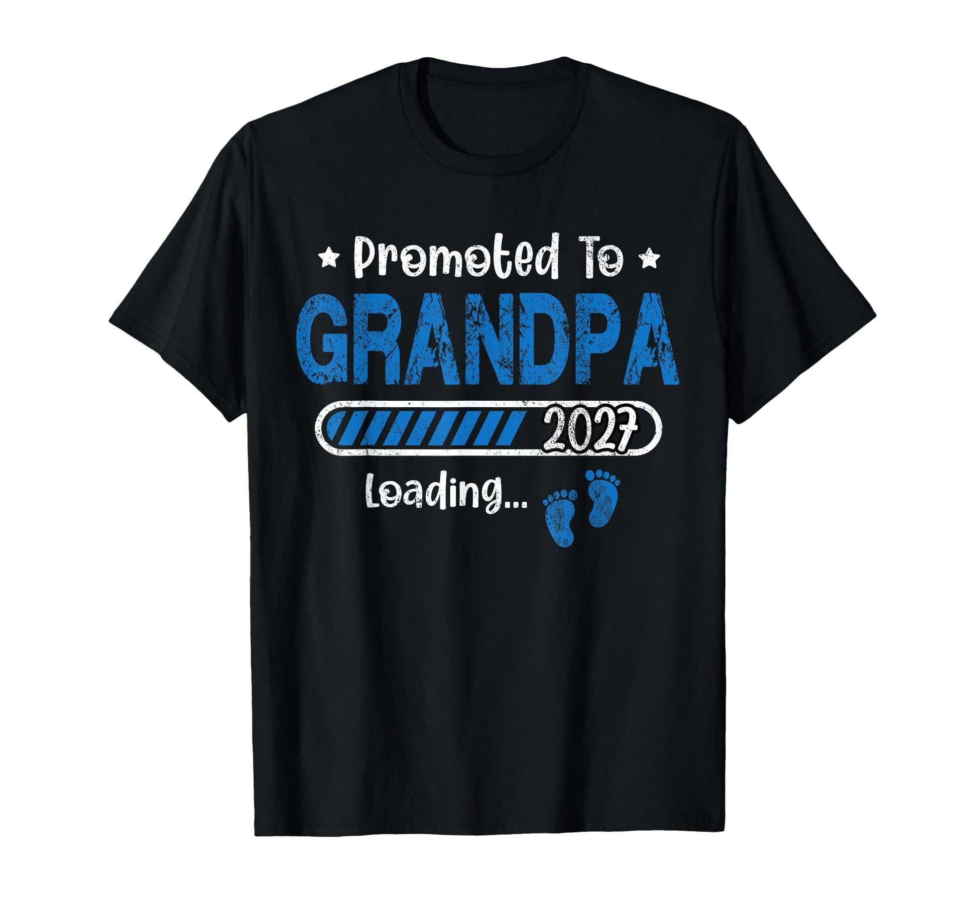 Promoted To Grandpa Est 2027 New Dad T-Shirt - Aesthetic Graphic Unisex - T-Shirt, Sweatshirt, Hoodie