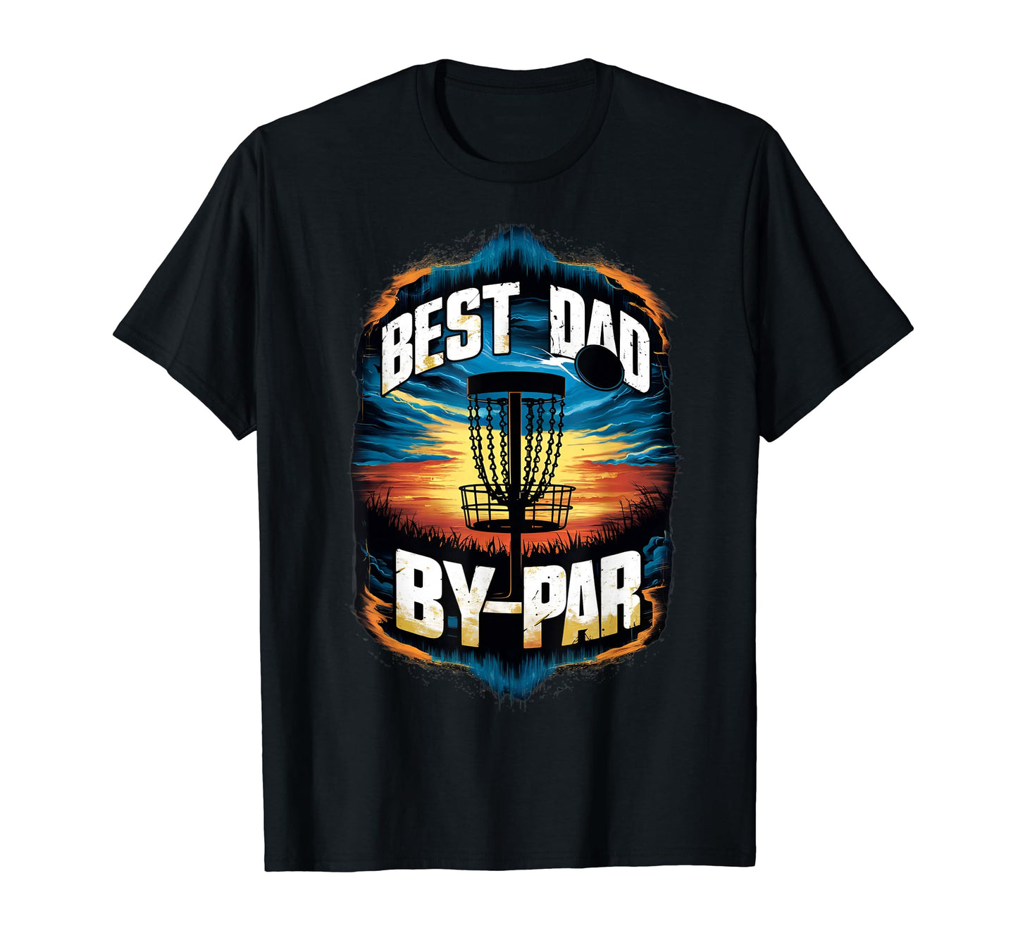 Best Dad Par Disc Golf Fatherss Day T-Shirt - Custom Art Print for Adults - T-Shirt, Sweatshirt, Hoodie