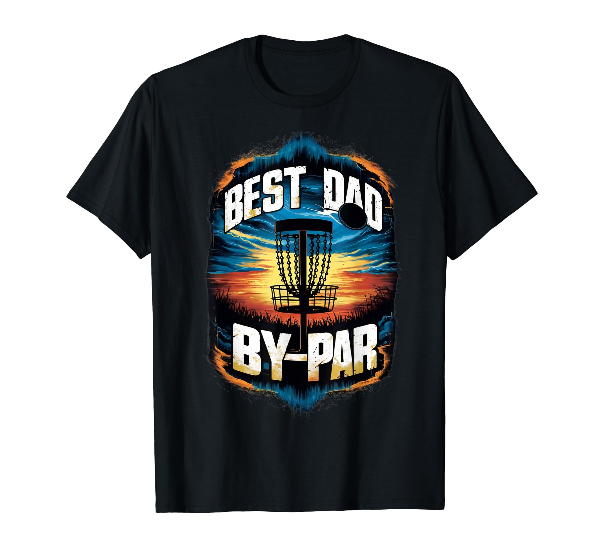 Best Dad Par Disc Golf Fatherss Day T-Shirt - Custom Art Print for Adults - T-Shirt, Sweatshirt, Hoodie