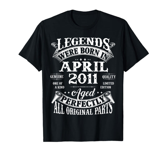 15Th Birthday Gift Legend Born T-Shirt - Aesthetic Graphic for Adults - T-Shirt, Sweatshirt, Hoodie