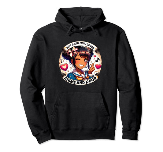 Afro Anime K Pop Love African Hoodie - Fun Novelty Design for Adults - T-Shirt, Sweatshirt, Hoodie