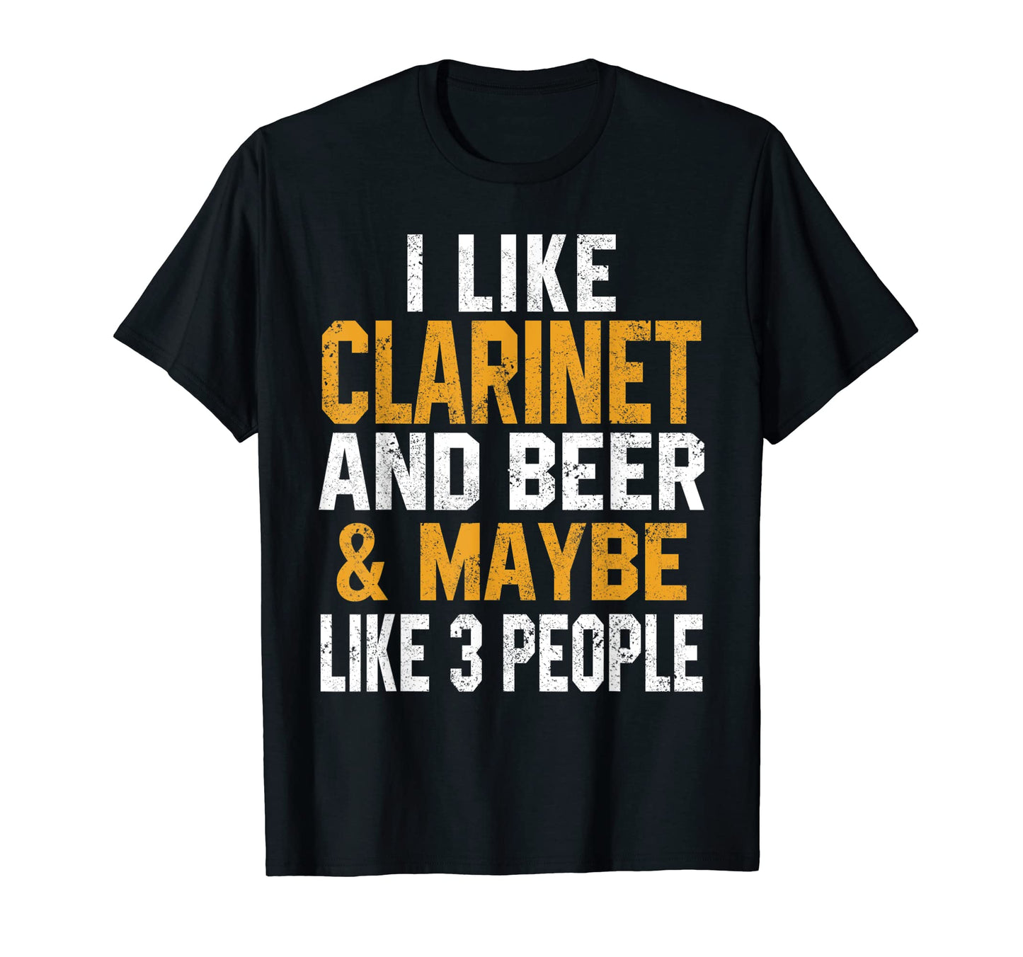 I Like Clarinet And Beer Orchestra T-Shirt - Novelty Apparel for Adults - T-Shirt, Sweatshirt, Hoodie
