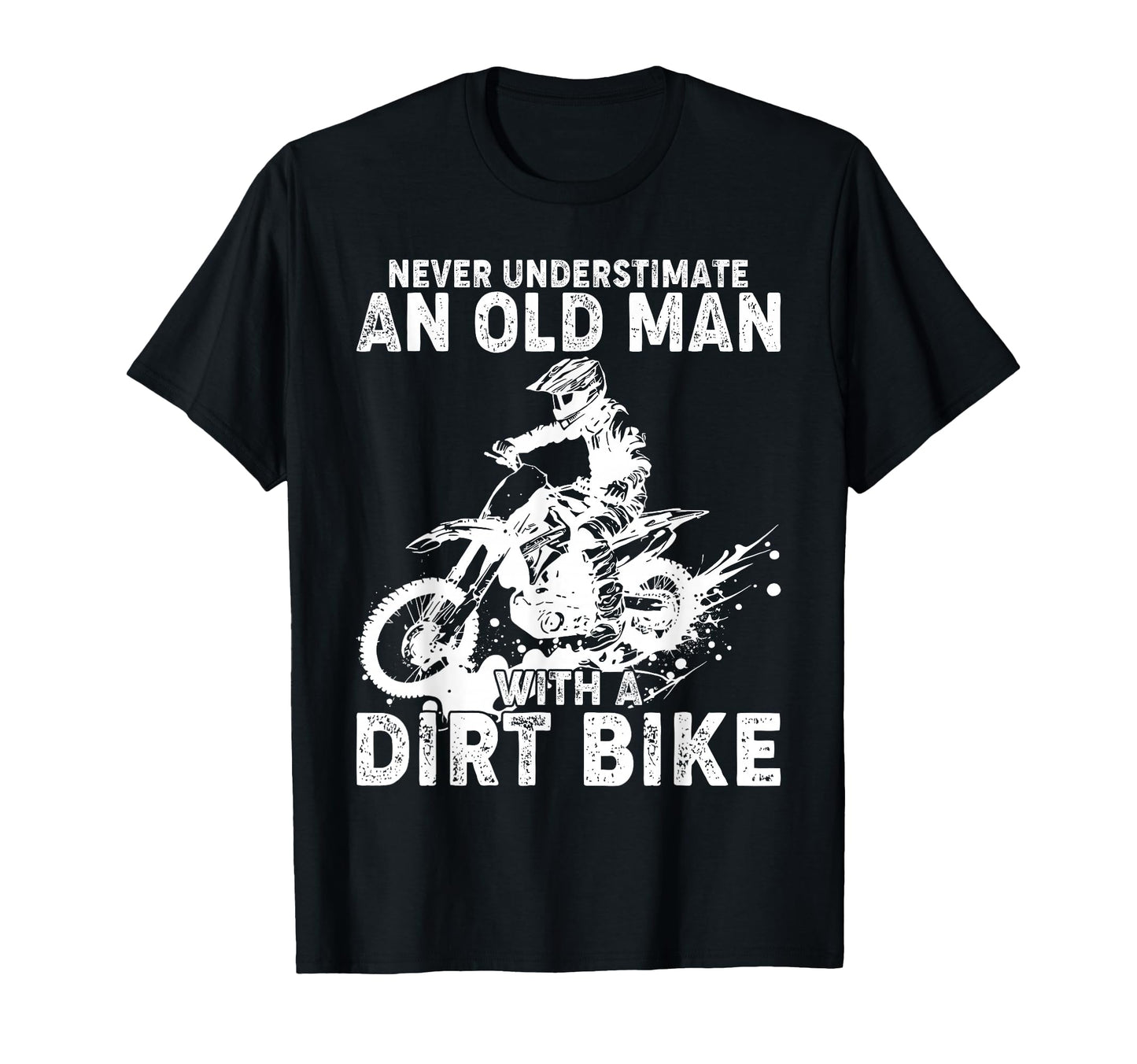 Funny Mx Dirt Bike Dad Biker Fathers T-Shirt - Minimalist Print Men Women - T-Shirt, Sweatshirt, Hoodie