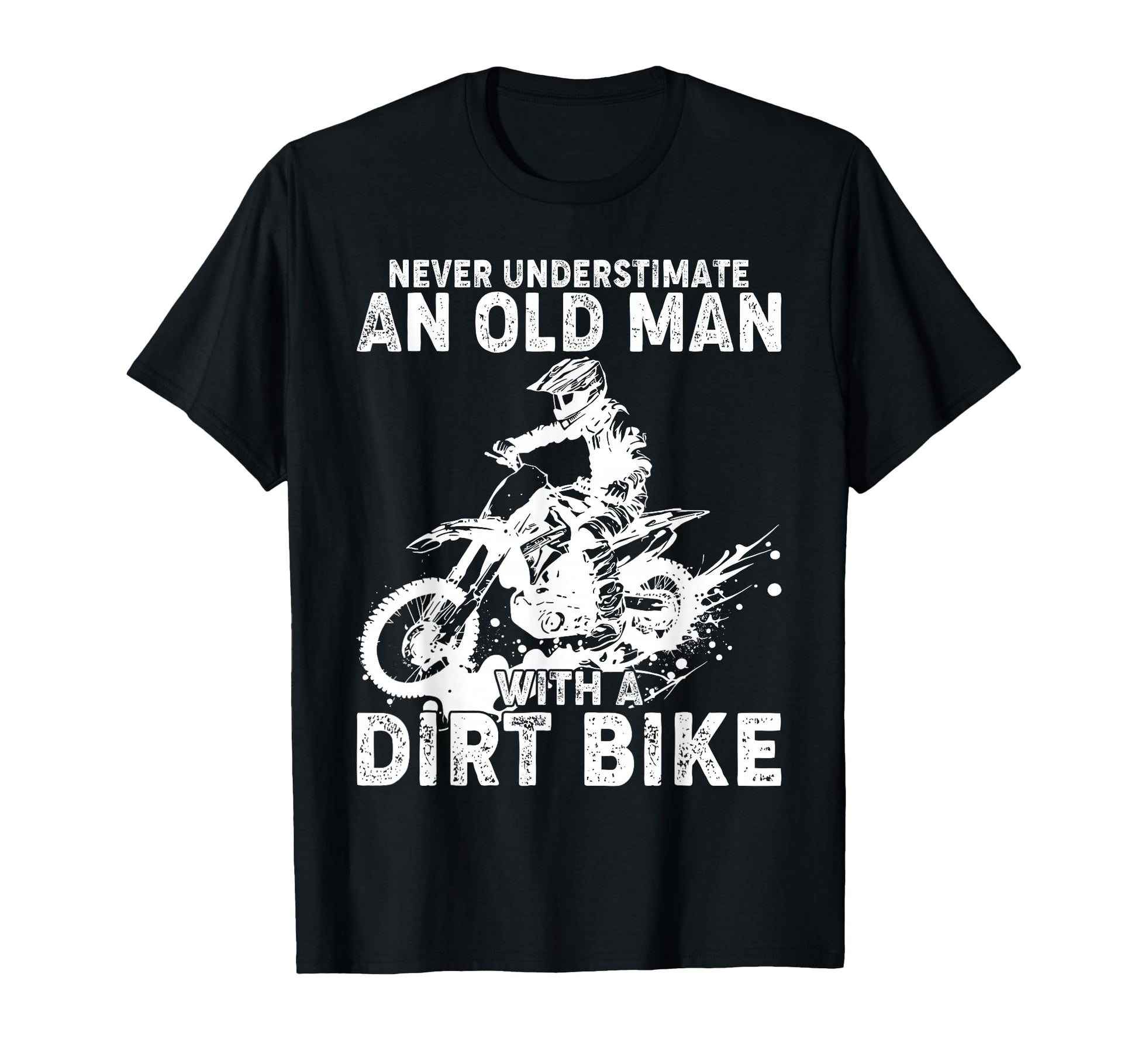 Funny Mx Dirt Bike Dad Biker Fathers T-Shirt - Minimalist Print Men Women - T-Shirt, Sweatshirt, Hoodie