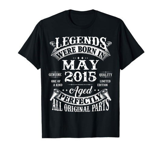 11Th Birthday Gift Legend Born May T-Shirt - Fun Novelty Design Unisex - T-Shirt, Sweatshirt, Hoodie