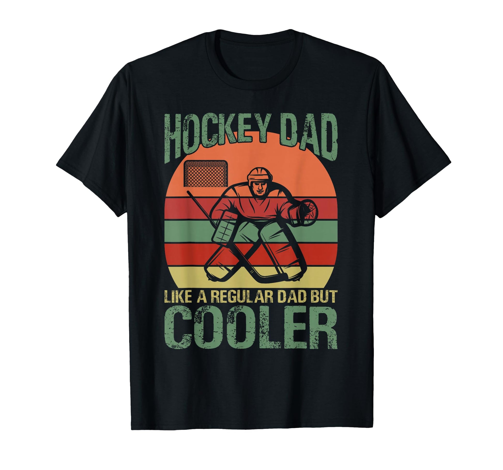 Hockey Dad Like Regular Dad But Cooler T-Shirt - Graphic Print Men Women - T-Shirt, Sweatshirt, Hoodie