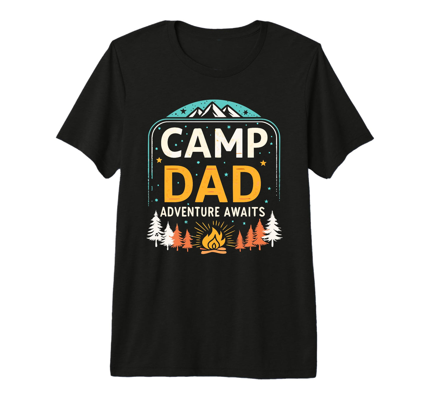 Mens Wilderness Dad Camping Fathers T-Shirt - Novelty Apparel for Adults - T-Shirt, Sweatshirt, Hoodie