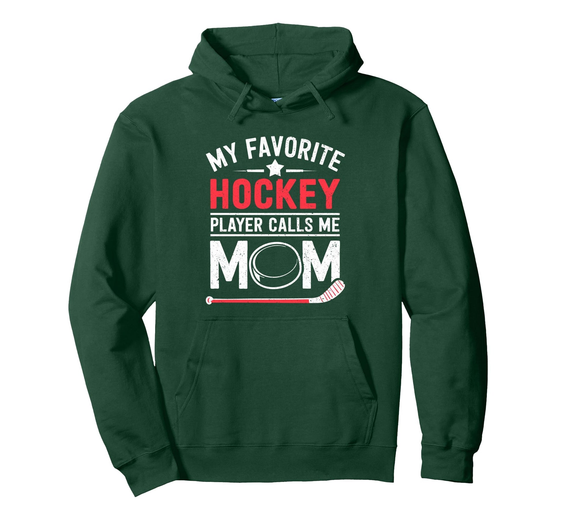 My Favorite Hockey Player Calls Me Mom Hoodie - Custom Art Print Men Women - T-Shirt, Sweatshirt, Hoodie