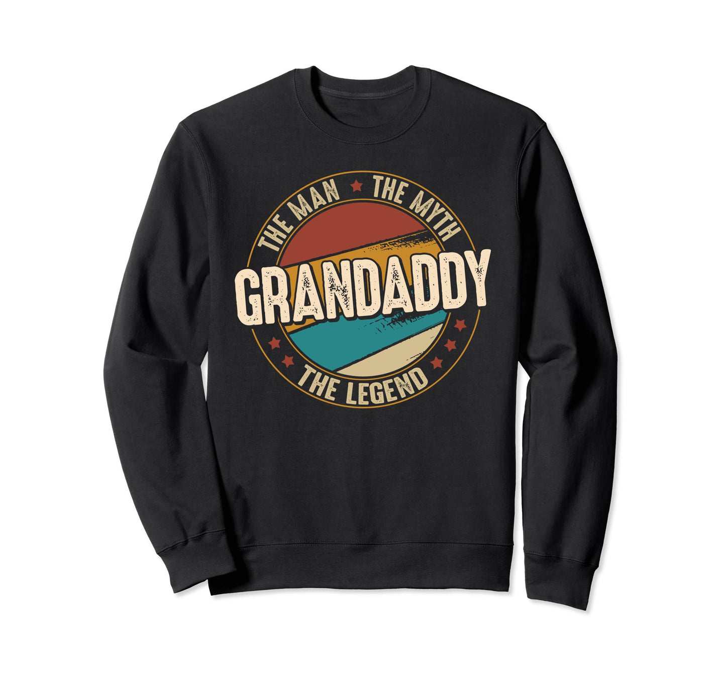 Grandaddy Myth Legend Funny Fathers Sweatshirt - Minimalist Print Unisex - T-Shirt, Sweatshirt, Hoodie