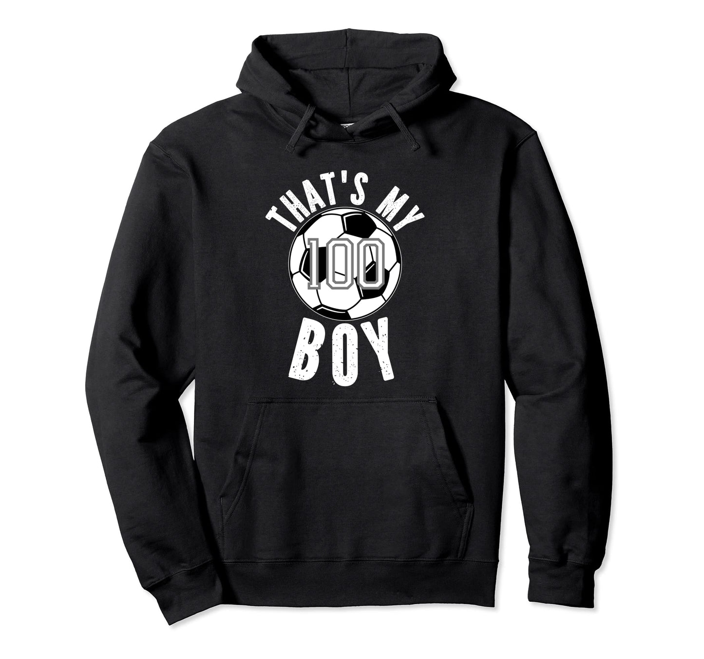 Thats My Jersey Number 100 Soccer Mom Dad Hoodie - Minimalist Print Unisex - T-Shirt, Sweatshirt, Hoodie