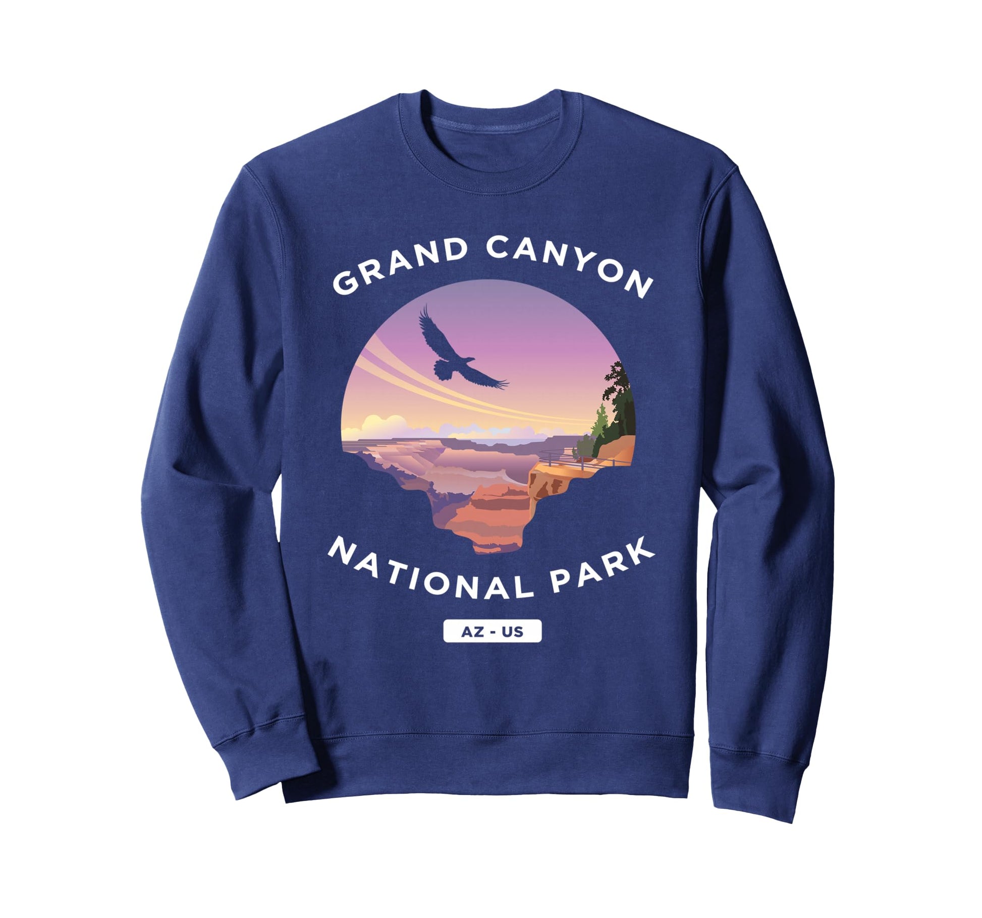 Grand Canyon Arizona Us Sweatshirt - Casual Everyday Wear Men Women - T-Shirt, Sweatshirt, Hoodie