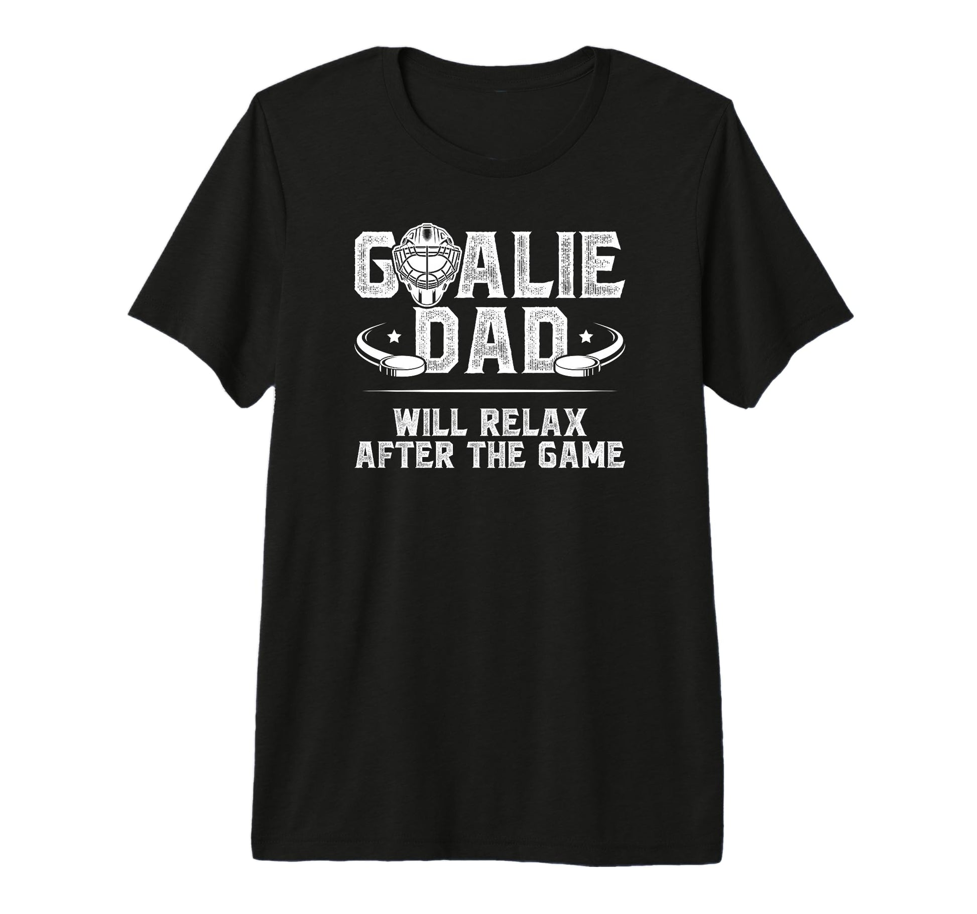 Mens Funny Hockey Goalie Dad Ice T-Shirt - Aesthetic Graphic Men Women - T-Shirt, Sweatshirt, Hoodie