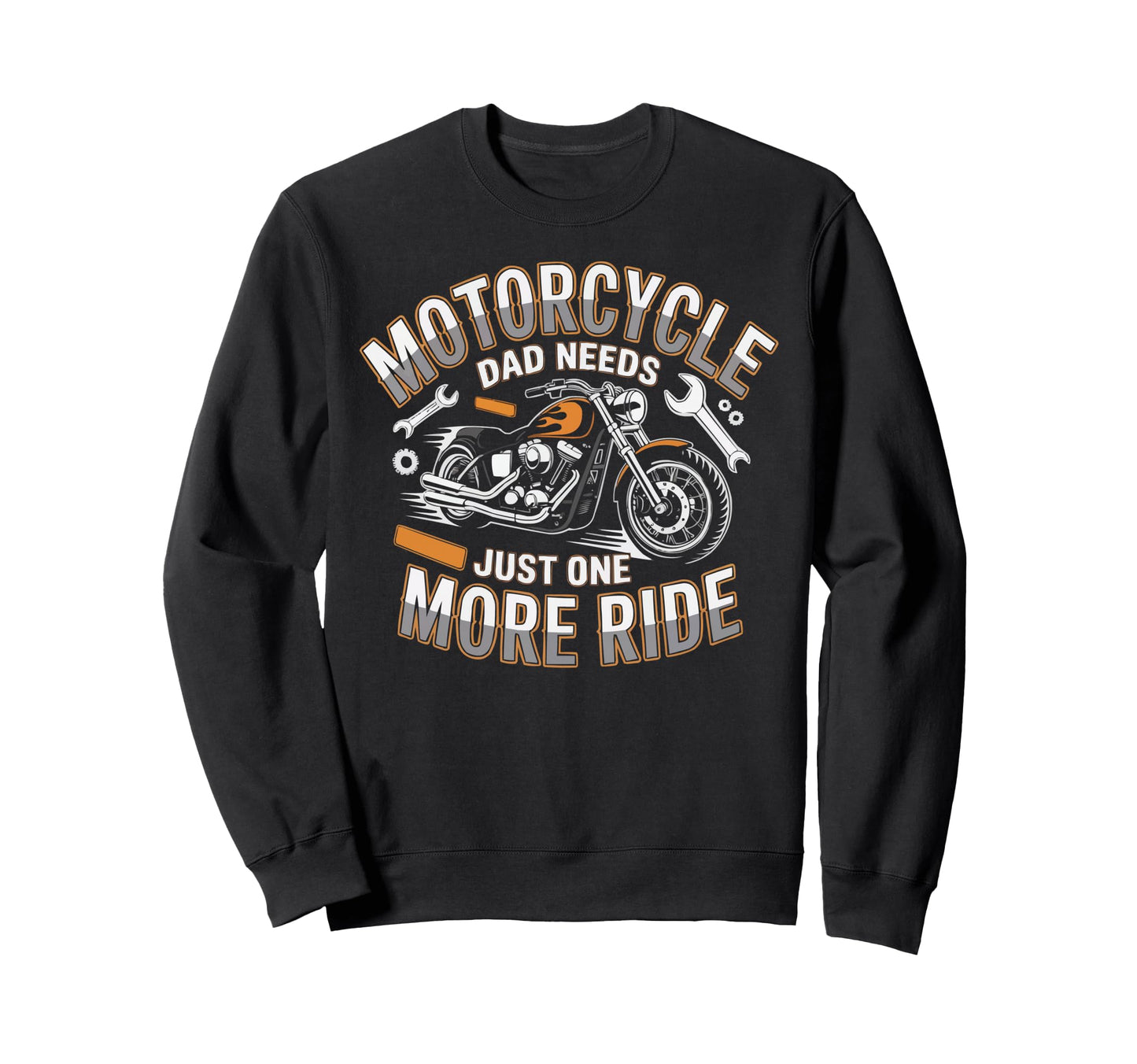 Motorcycle Dad Motorcyle Rider Daddy Sweatshirt - Graphic Print Unisex - T-Shirt, Sweatshirt, Hoodie