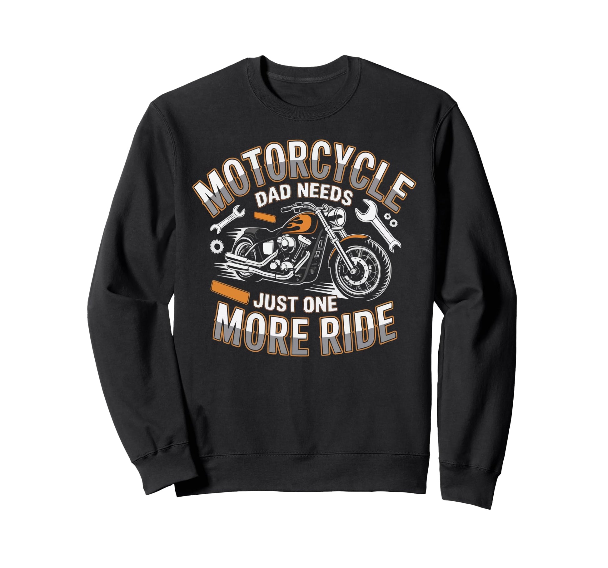 Motorcycle Dad Motorcyle Rider Daddy Sweatshirt - Graphic Print Unisex - T-Shirt, Sweatshirt, Hoodie