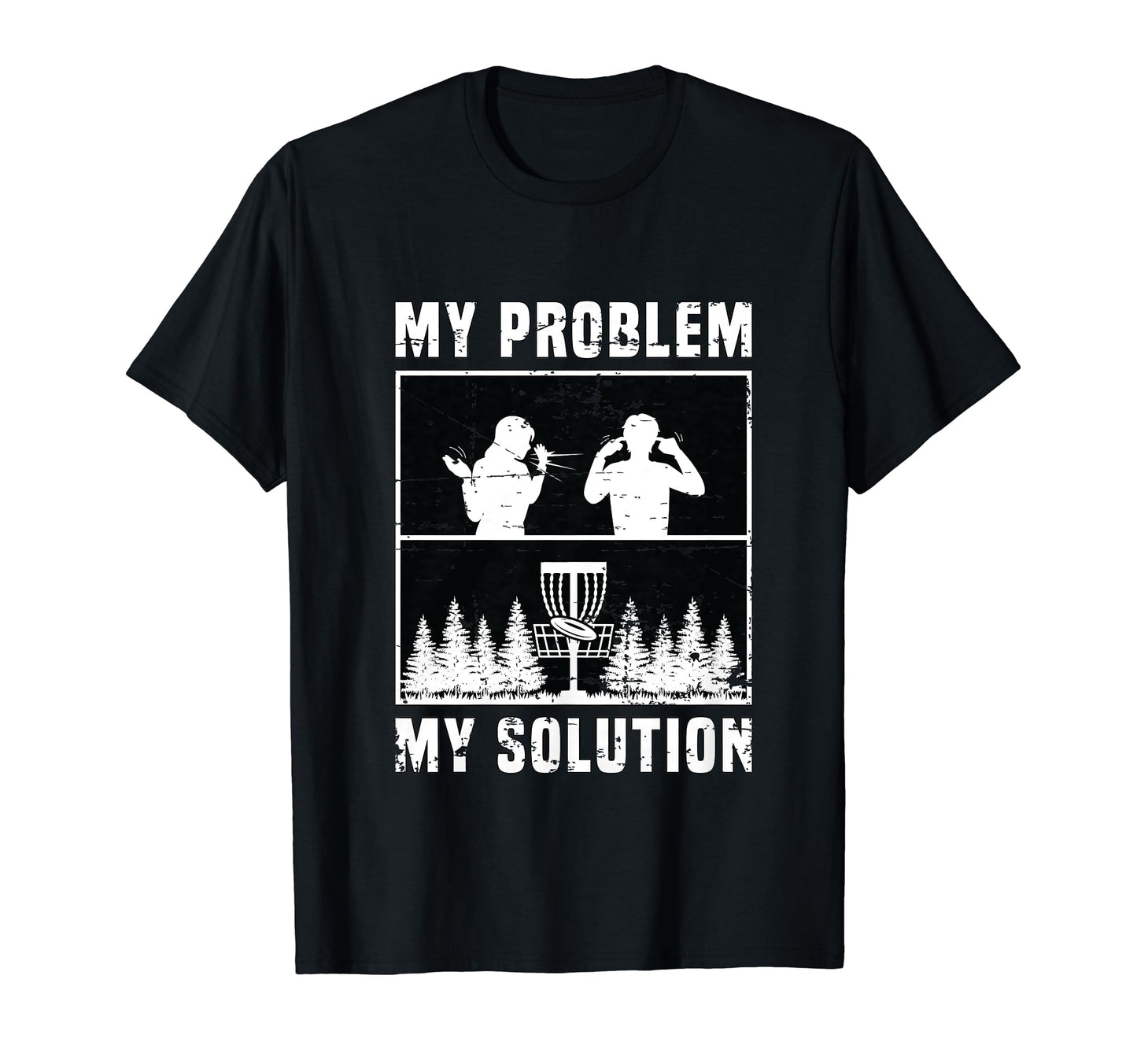 My Problem My Pictogram Dad Mom Disc T-Shirt - Custom Art Print Unisex - T-Shirt, Sweatshirt, Hoodie