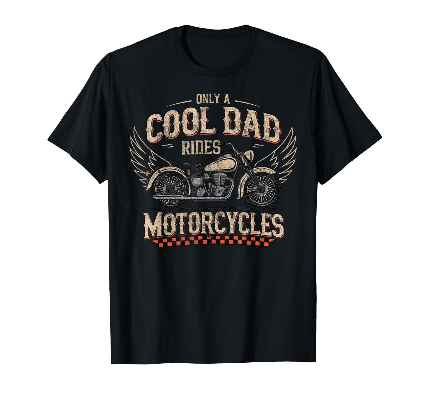 Only Dad Ride Motorcycles Biker T-Shirt - Custom Art Print Men Women - T-Shirt, Sweatshirt, Hoodie