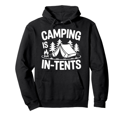 Camping Art Camping Trailer Camper Rv Hoodie - Novelty Apparel Unisex - T-Shirt, Sweatshirt, Hoodie