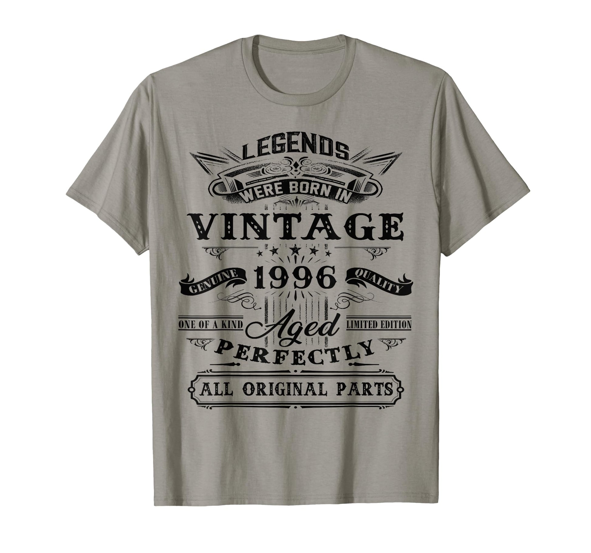 29Th Birthday Gift Legends Born 1996 T-Shirt - Minimalist Print for Adults - T-Shirt, Sweatshirt, Hoodie