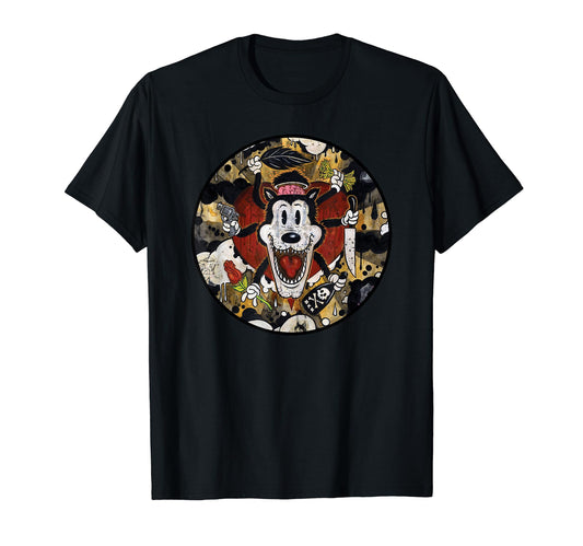 Big Bad Wolf Horror Cartoon T-Shirt - Aesthetic Graphic Men Women - T-Shirt, Sweatshirt, Hoodie