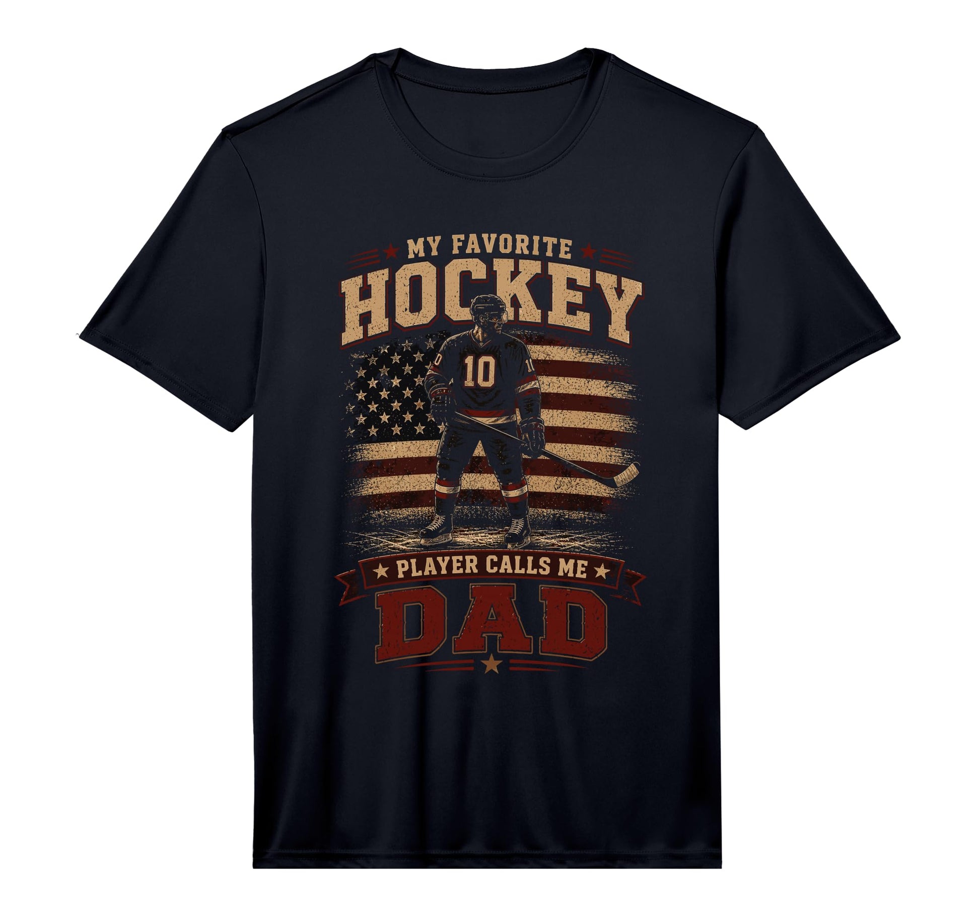Mens My Favorite Hockey Player Calls Me T-Shirt - Unique Graphic Unisex - T-Shirt, Sweatshirt, Hoodie