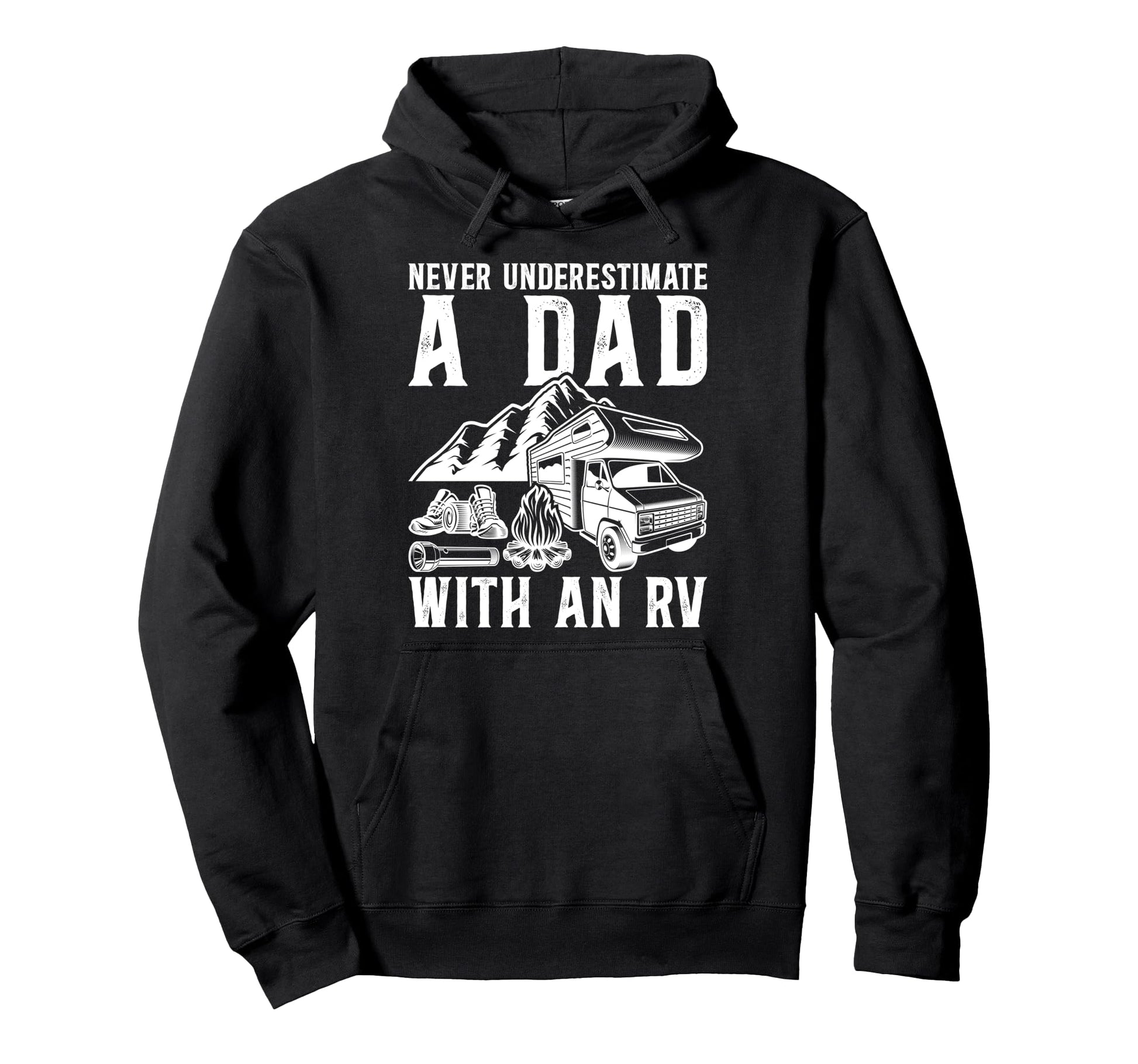 Dad Rv Camping Dad Camper Dad Camping Hoodie - Unique Graphic for Adults - T-Shirt, Sweatshirt, Hoodie