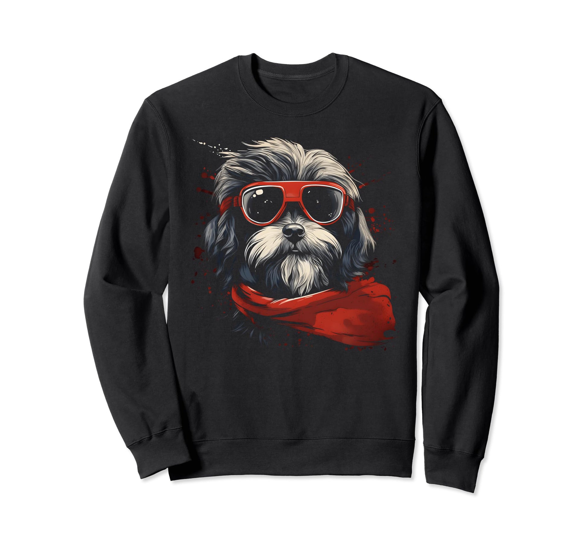 Motorcycle Dad Biker Dog Funny Sweatshirt - Aesthetic Graphic Men Women - T-Shirt, Sweatshirt, Hoodie