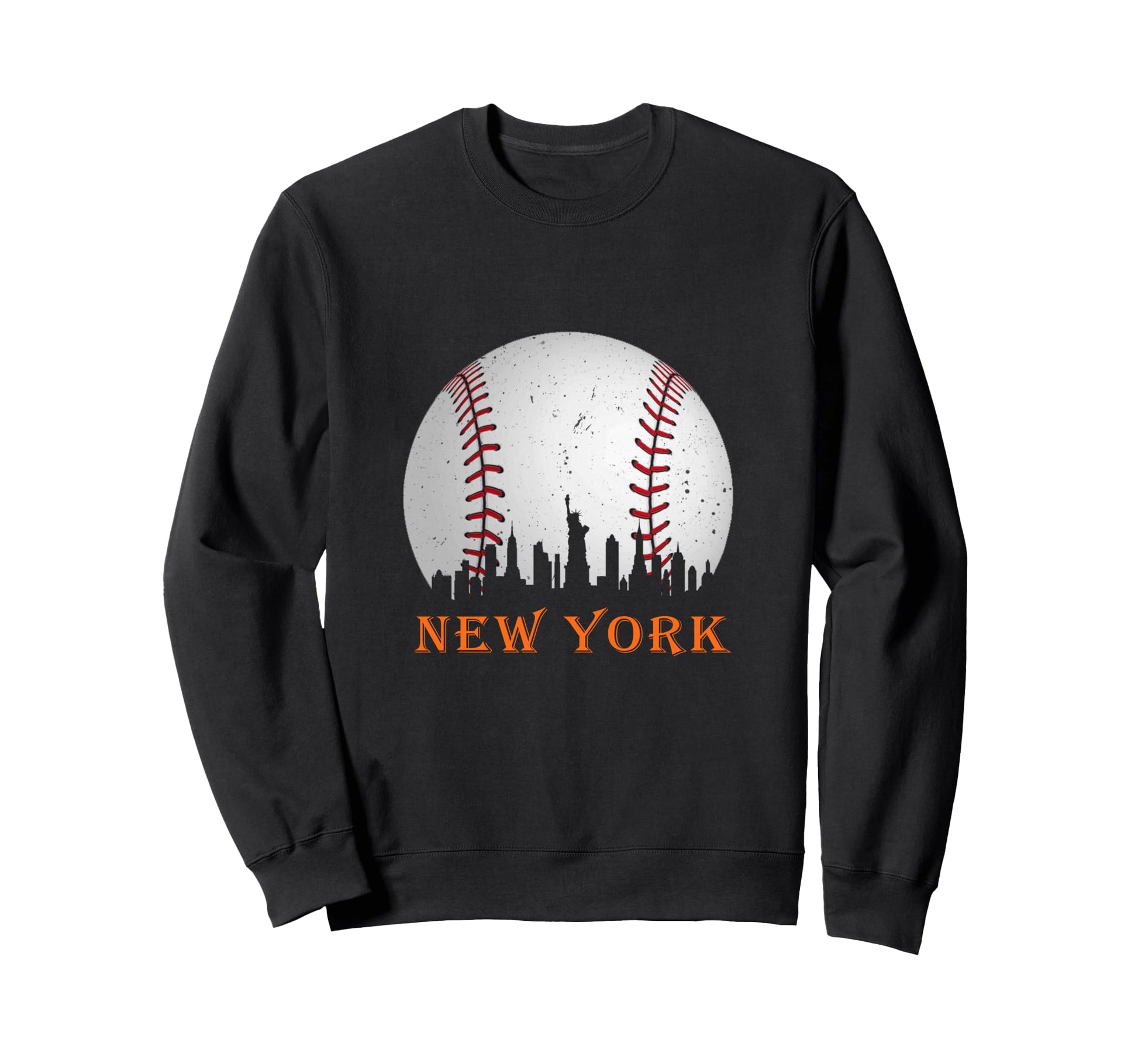 New York Ny Skyline Baseball Met Gameday Sweatshirt - Graphic Print Unisex - T-Shirt, Sweatshirt, Hoodie