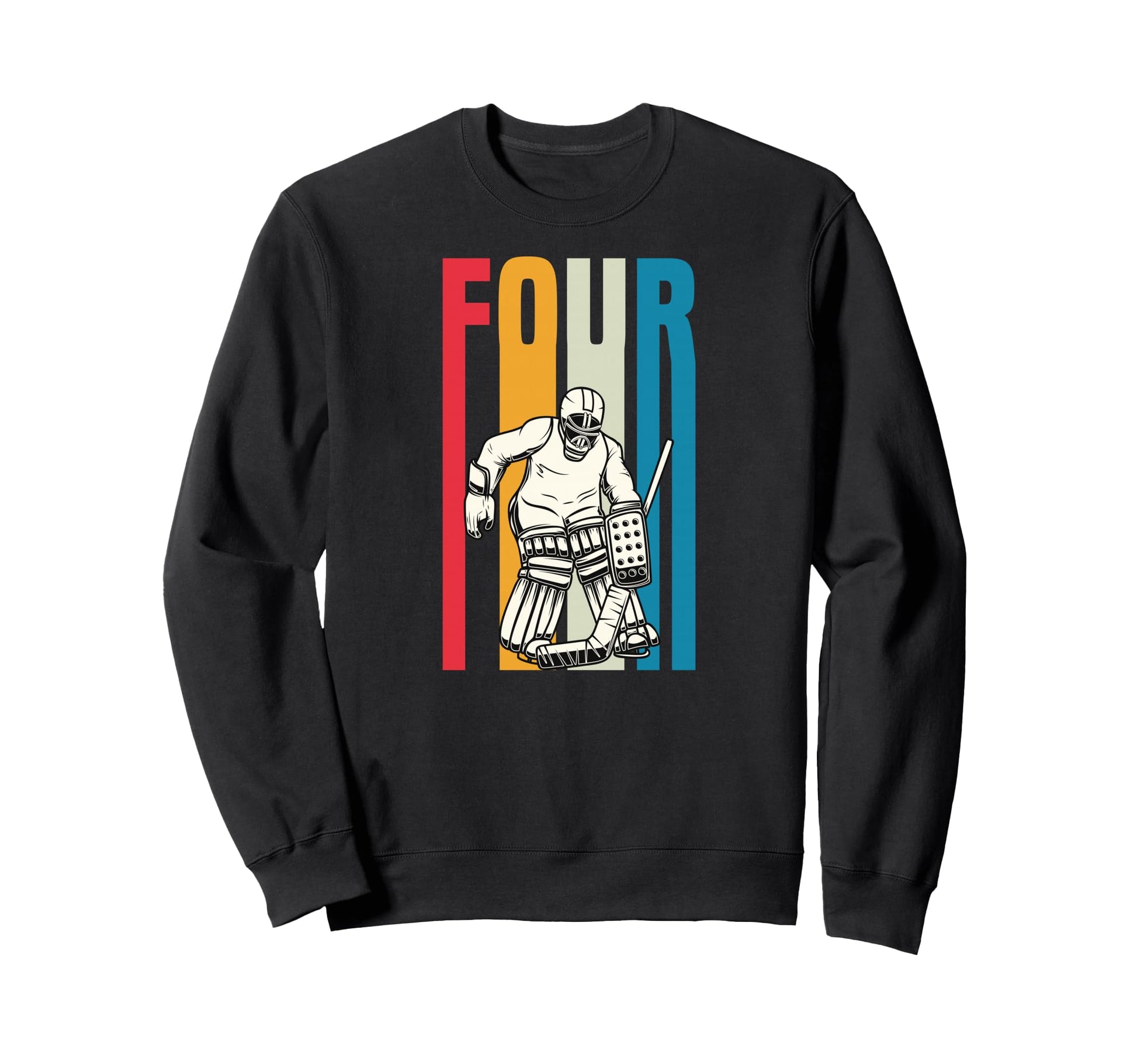 4 Year Old Ice Hockey Goalie 4Th Sweatshirt - Novelty Apparel for Adults - T-Shirt, Sweatshirt, Hoodie