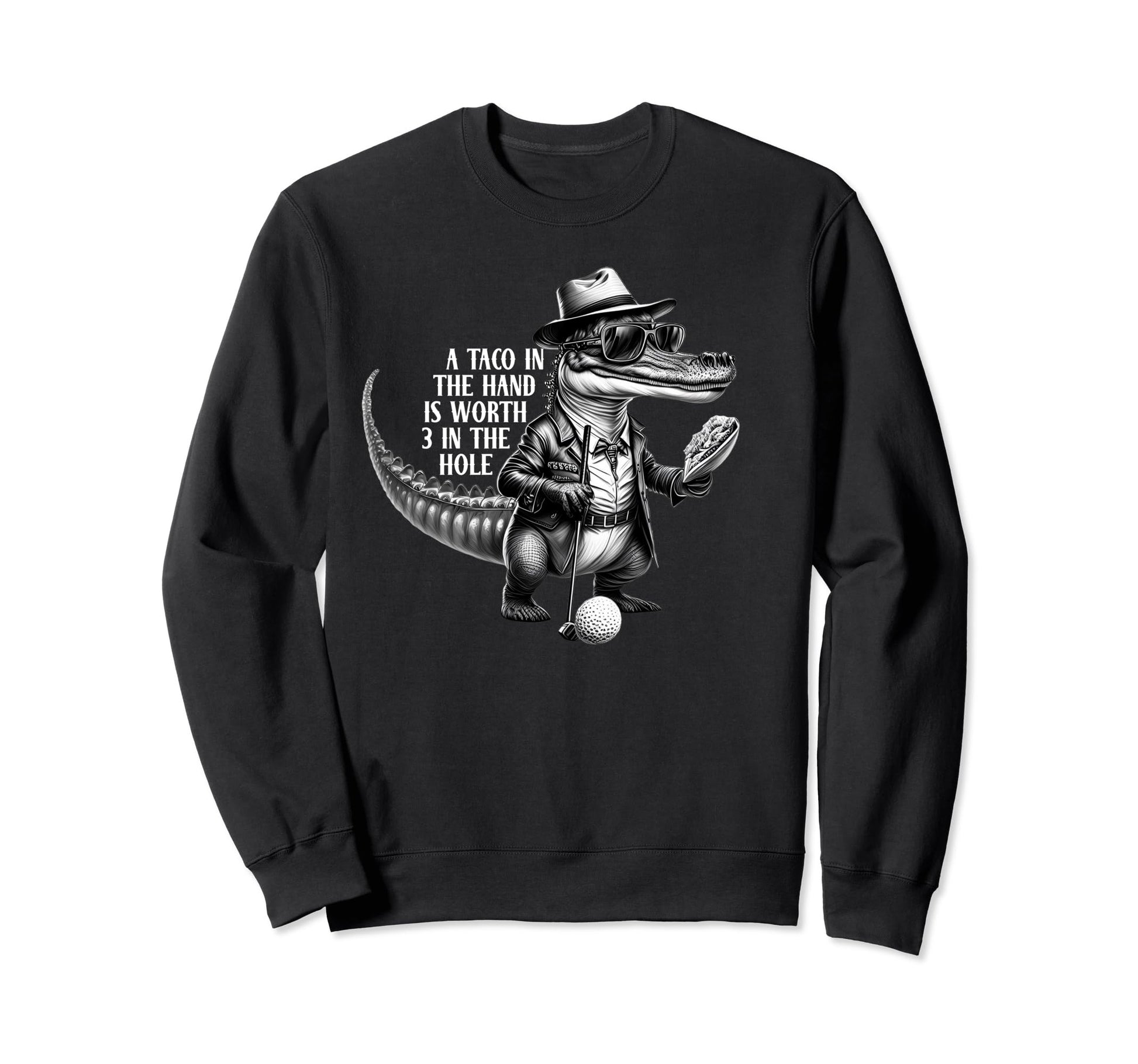 Funny Fathers Day Golfing Sweatshirt - Aesthetic Graphic for Adults - T-Shirt, Sweatshirt, Hoodie