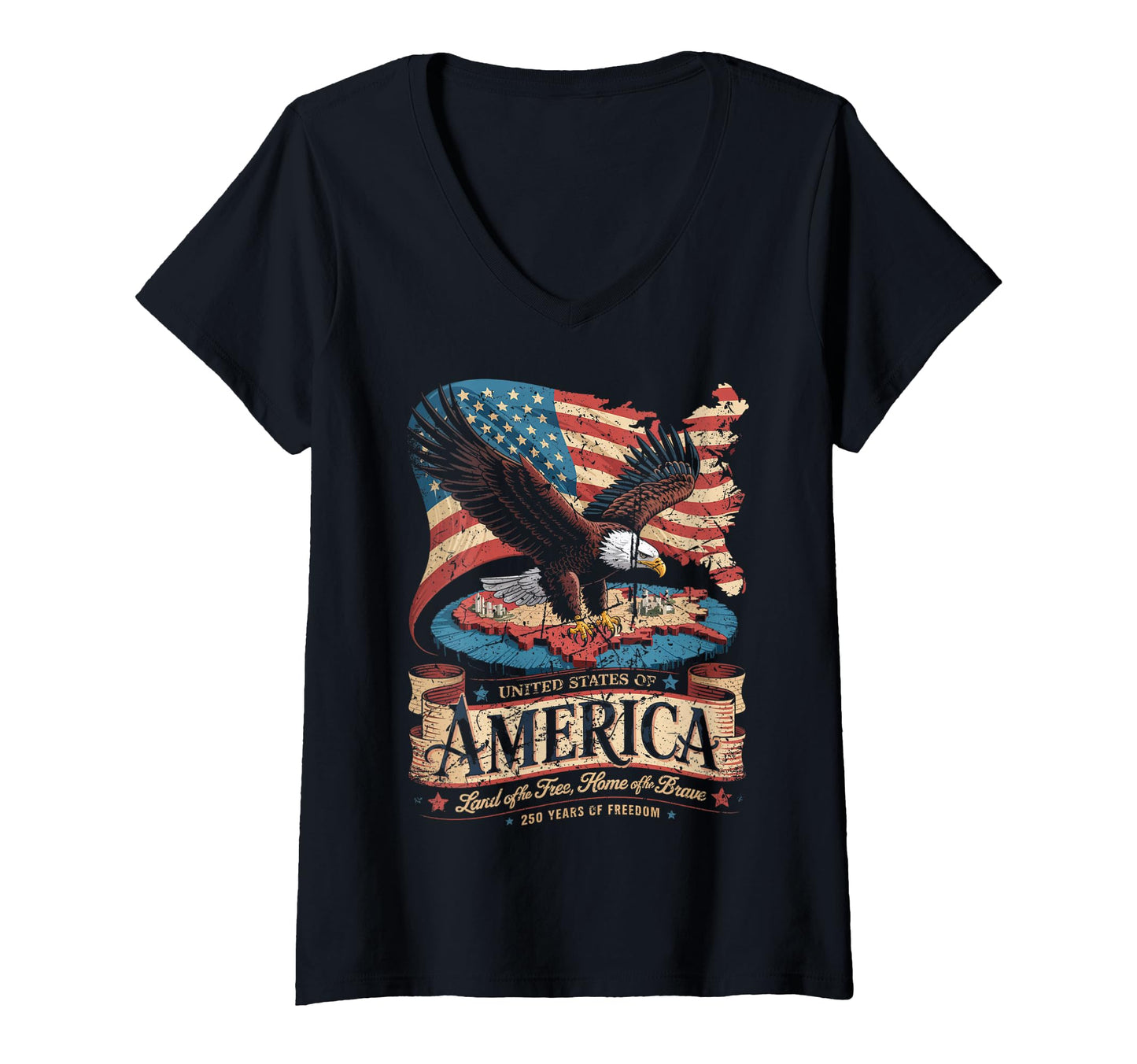 United States Anniversary American Flag Hoodie - Trendy Graphic Unisex - T-Shirt, Sweatshirt, Hoodie