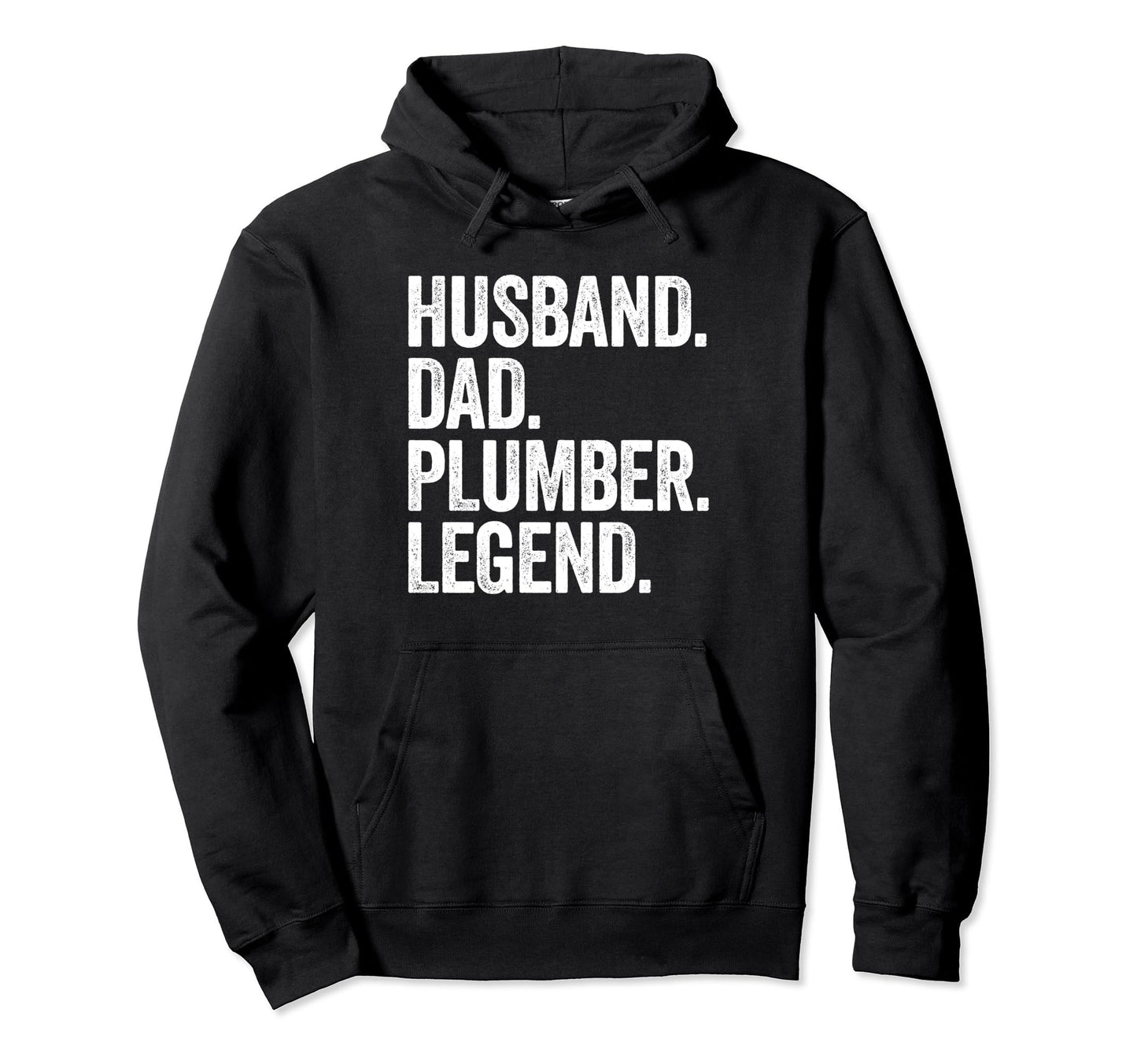 Husband Dad Plumber Funny Plumbing Hoodie - Fun Novelty Design for Adults - T-Shirt, Sweatshirt, Hoodie