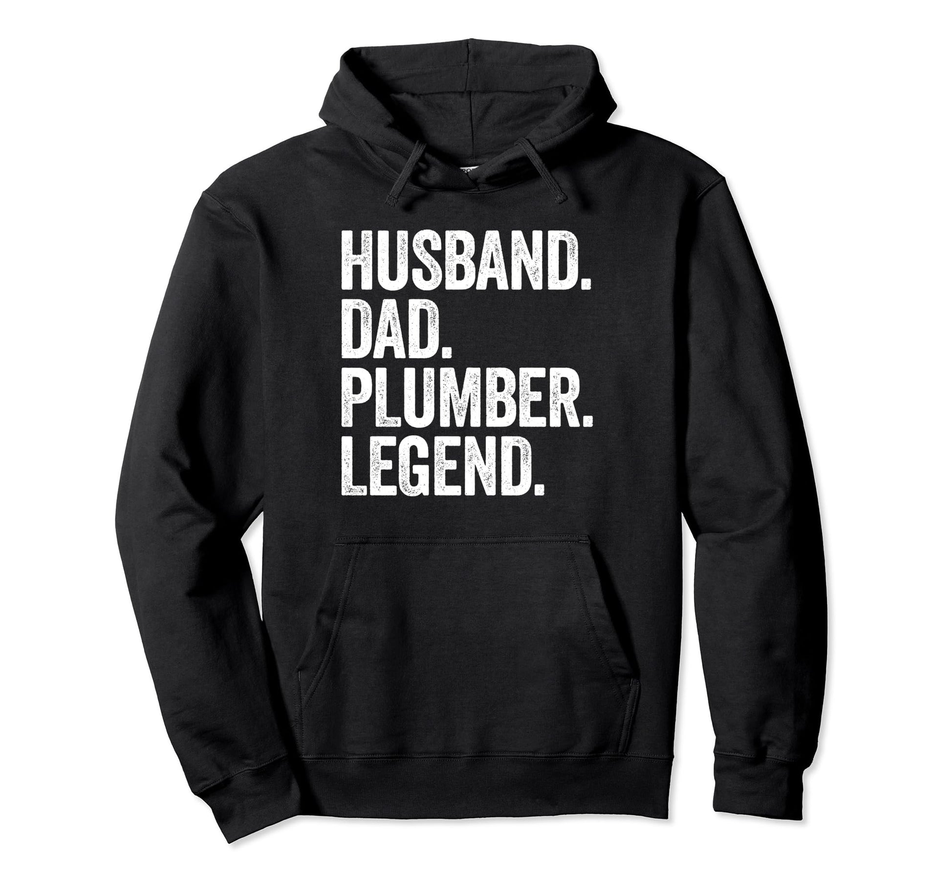Husband Dad Plumber Funny Plumbing Hoodie - Fun Novelty Design for Adults - T-Shirt, Sweatshirt, Hoodie