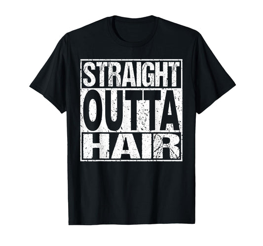 Bald Guy Hair Loss Baldness Funny Joke T-Shirt - Fun Novelty Design Unisex - T-Shirt, Sweatshirt, Hoodie