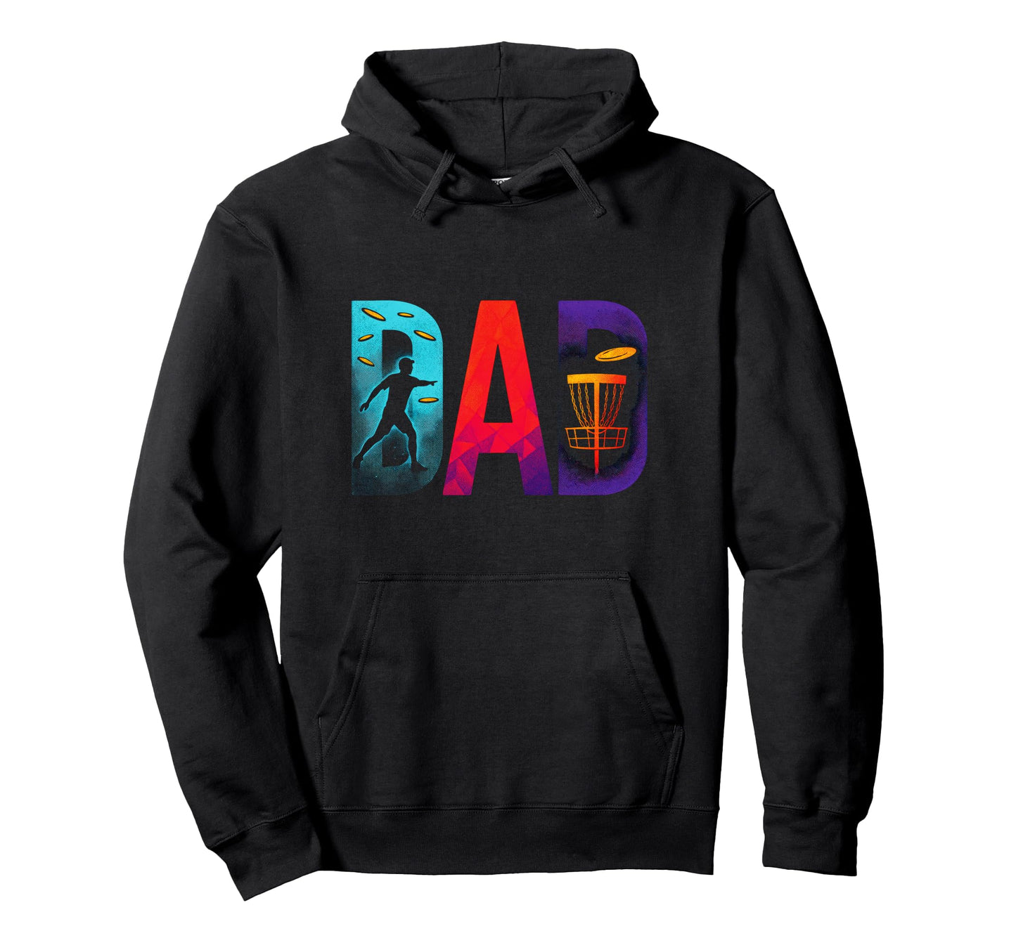 Dad Funny Disc Golf Sports Lover Hoodie - Graphic Print for Adults - T-Shirt, Sweatshirt, Hoodie