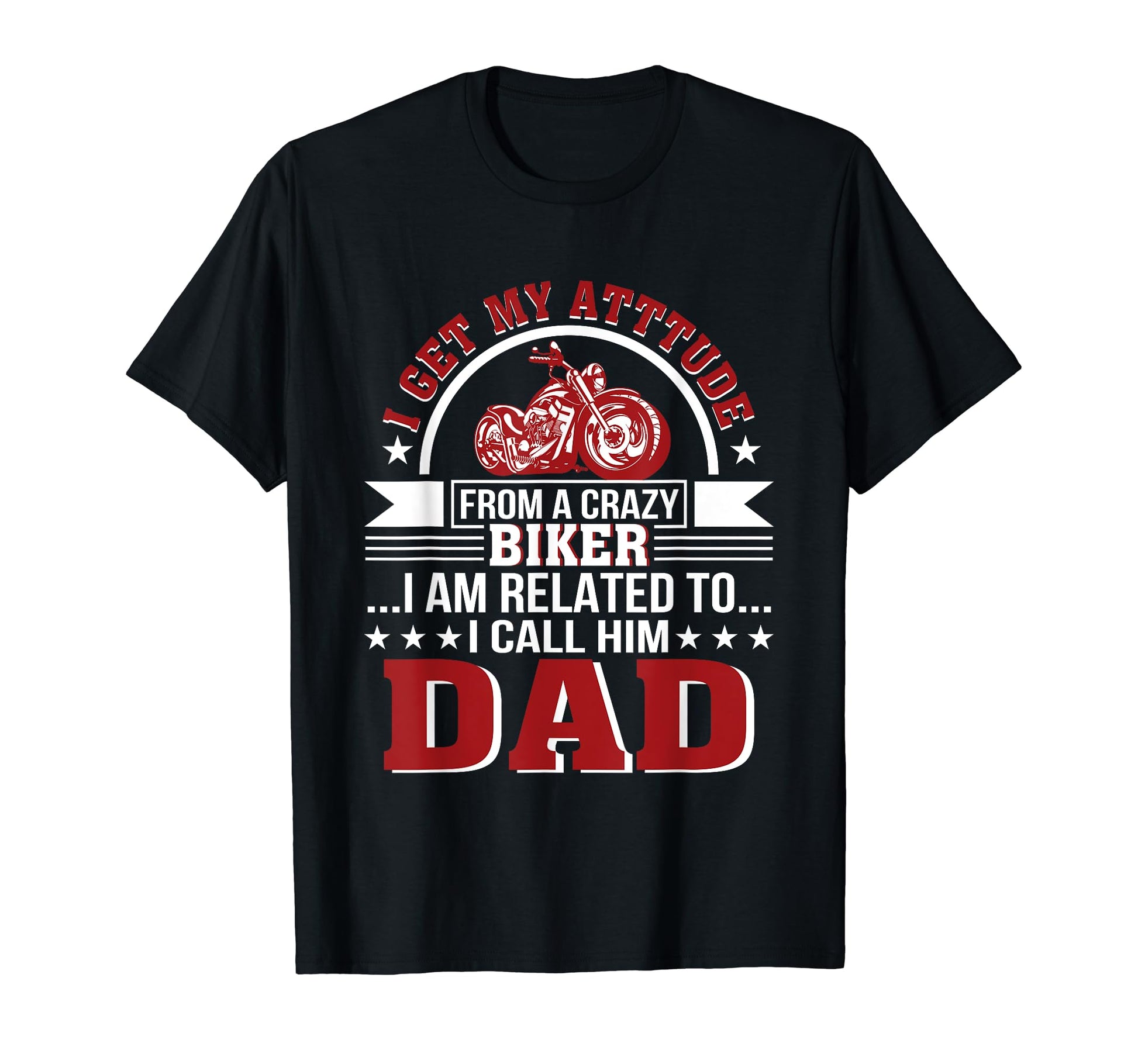Motorcycle Daughter Son Get Attitude Sweatshirt - Aesthetic Graphic Unisex - T-Shirt, Sweatshirt, Hoodie