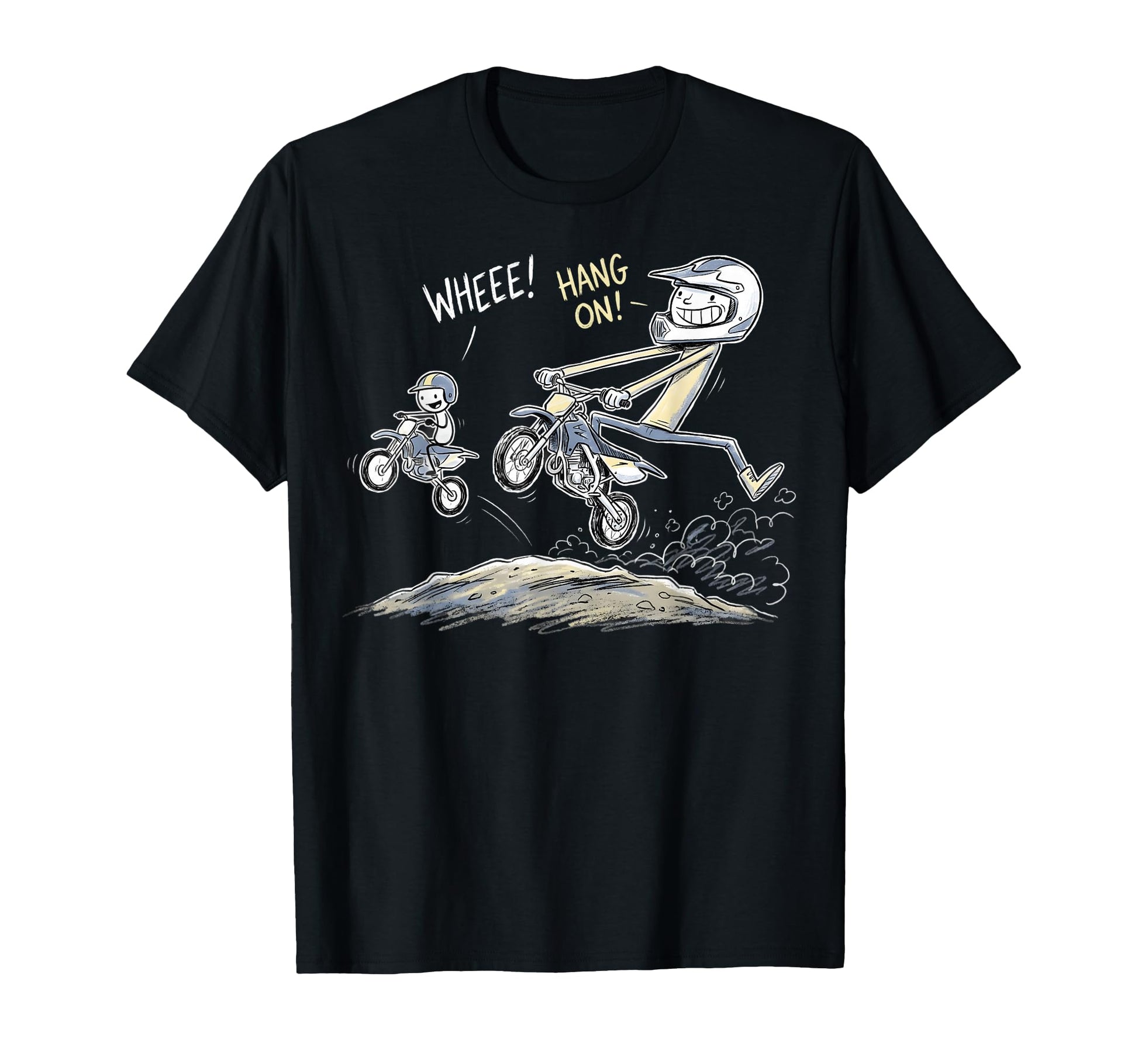 Funny Father Son Dirt Bike Motocross T-Shirt - Graphic Print for Adults - T-Shirt, Sweatshirt, Hoodie