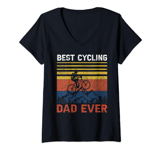 Best Cycling Dad Ever Cycle Bicycle T-Shirt - Custom Art Print for Adults - T-Shirt, Sweatshirt, Hoodie