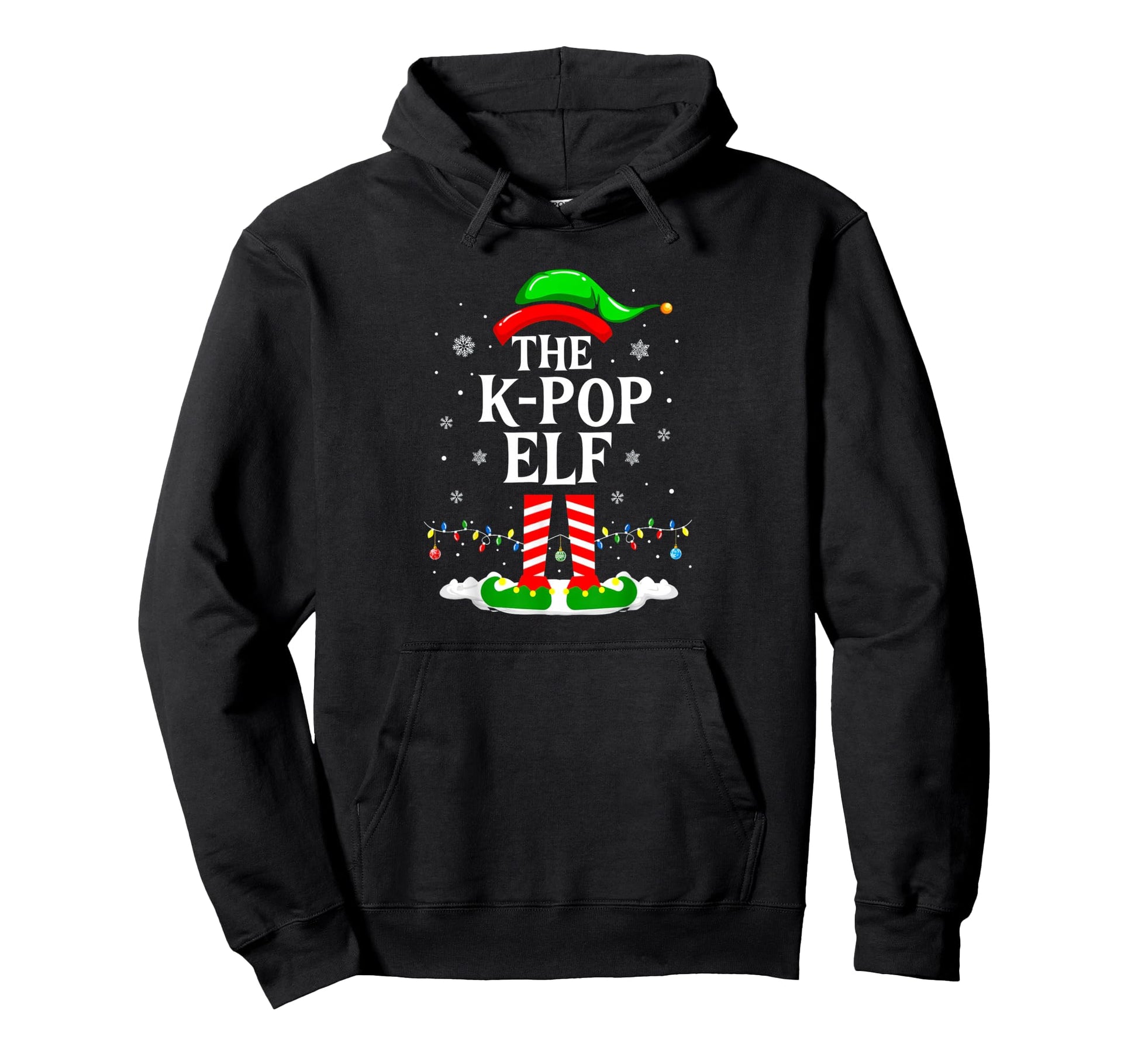 K Pop Elf Family Group Pajama Hoodie - Casual Everyday Wear Unisex - T-Shirt, Sweatshirt, Hoodie
