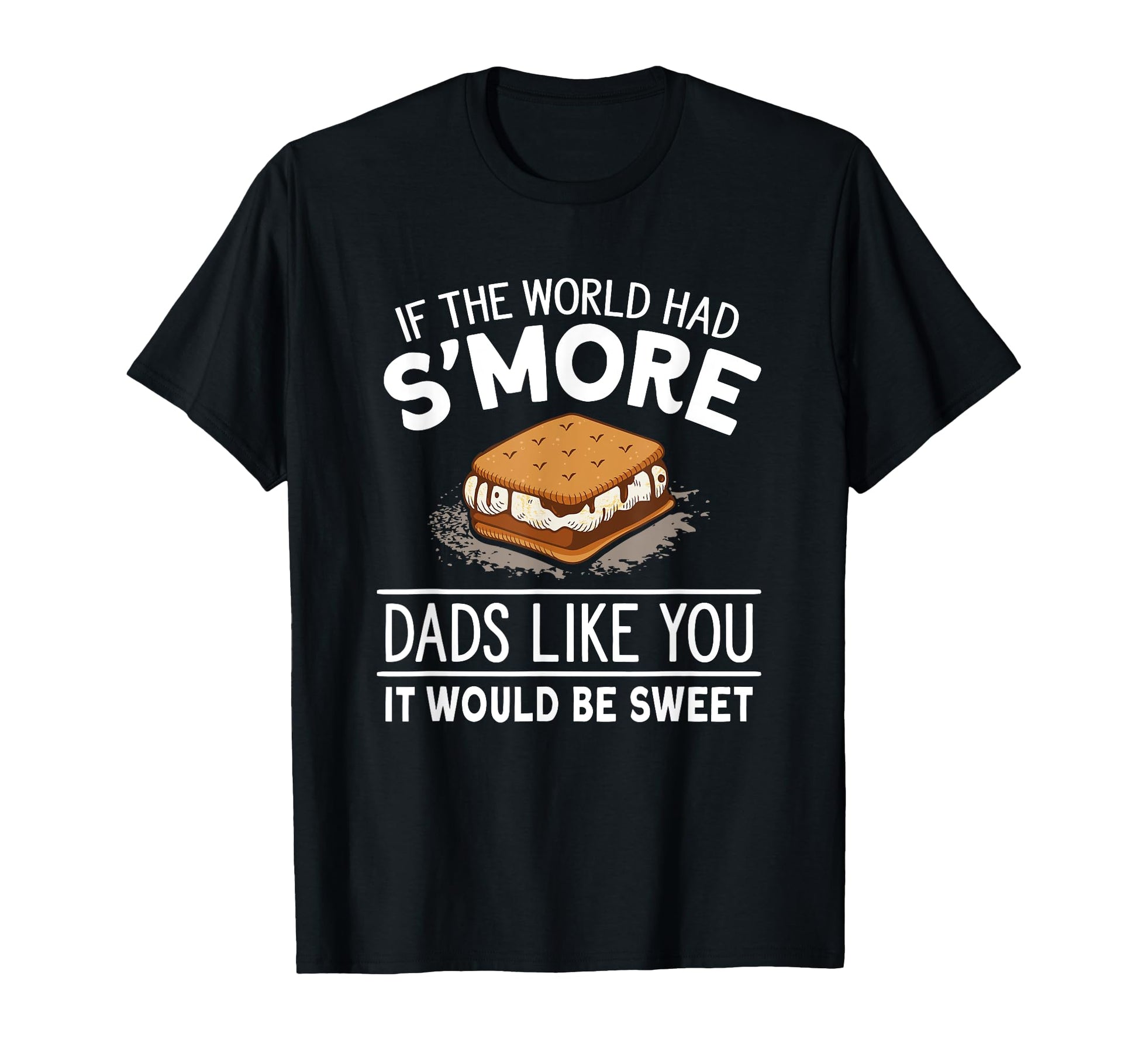 Smore Dad Marshmallow Camping T-Shirt - Custom Art Print for Adults - T-Shirt, Sweatshirt, Hoodie
