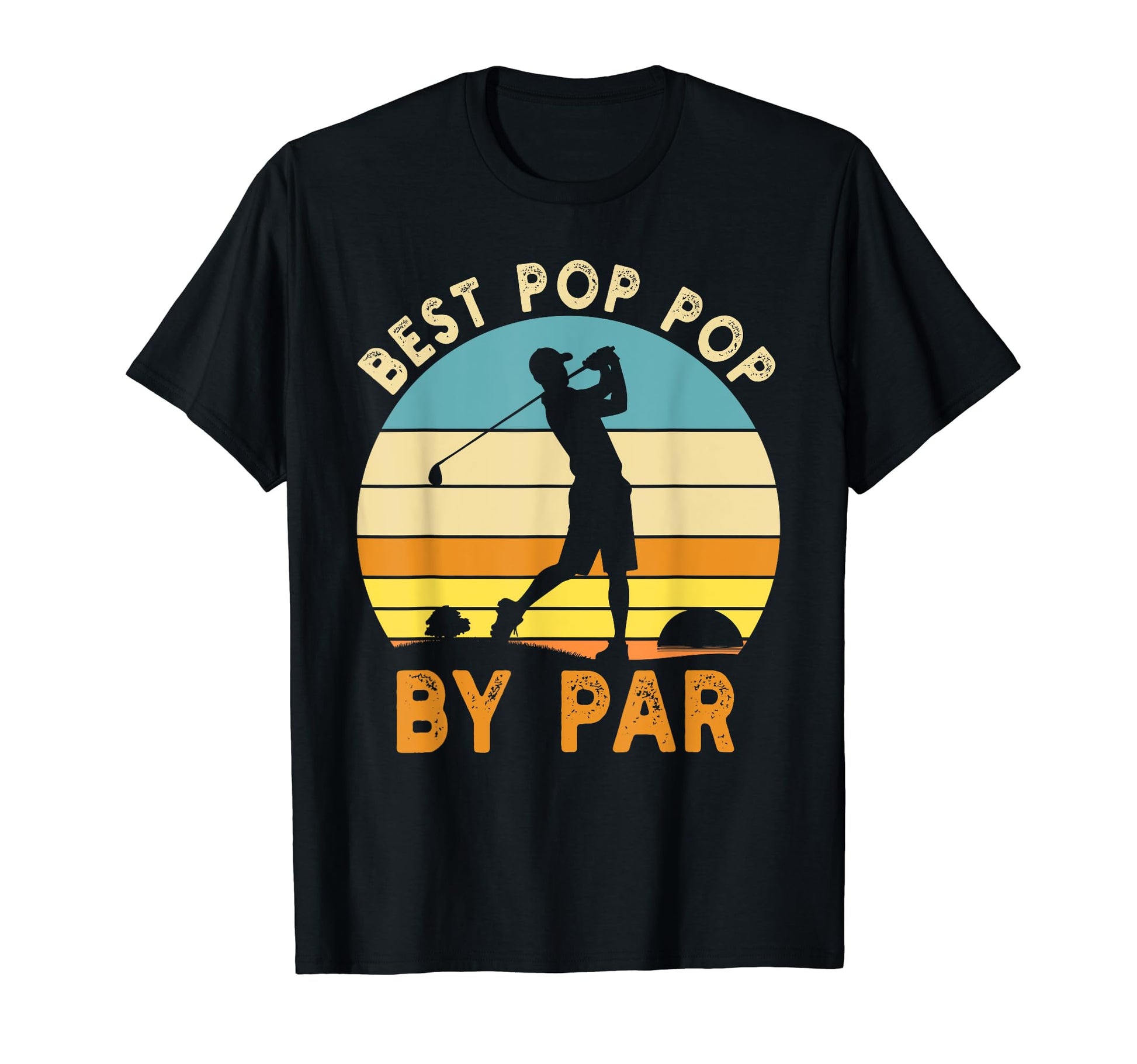 Best Pop Pop Par Golf Funny Golfing T-Shirt - Custom Art Print for Adults - T-Shirt, Sweatshirt, Hoodie