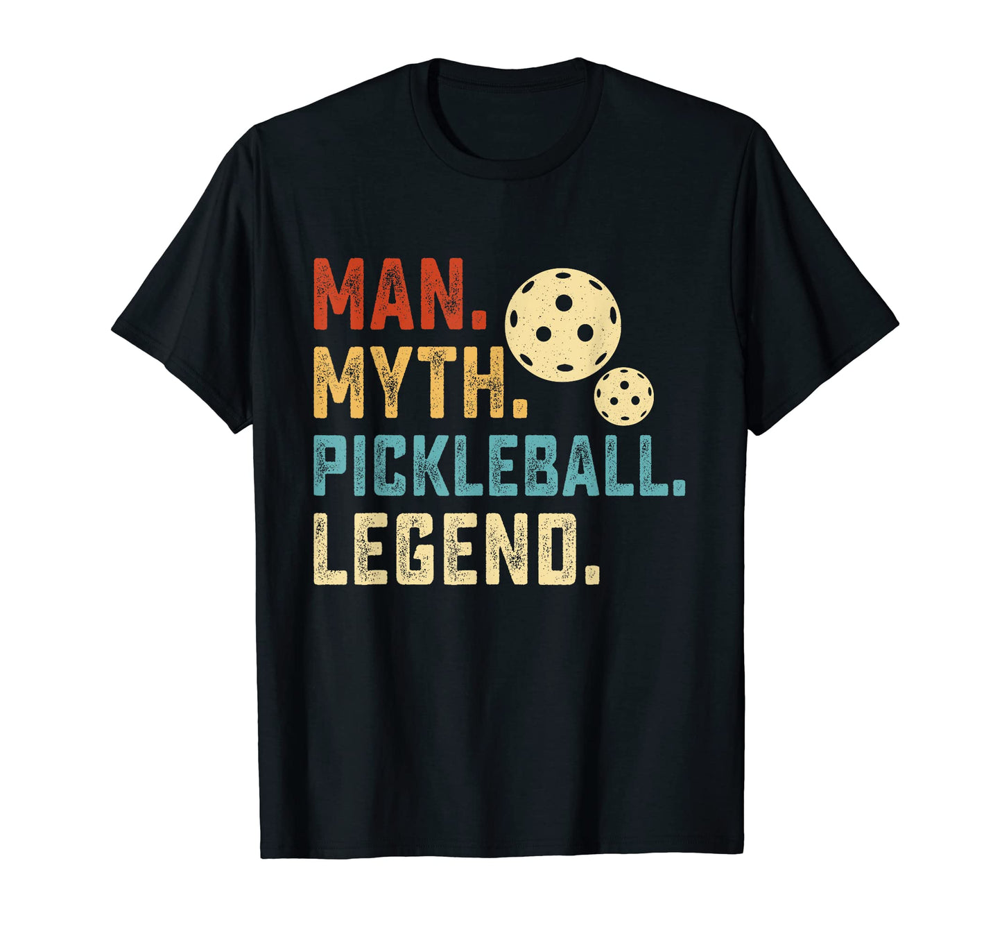 Myth Pickleball Legend Dad Fathers T-Shirt - Custom Art Print for Adults - T-Shirt, Sweatshirt, Hoodie