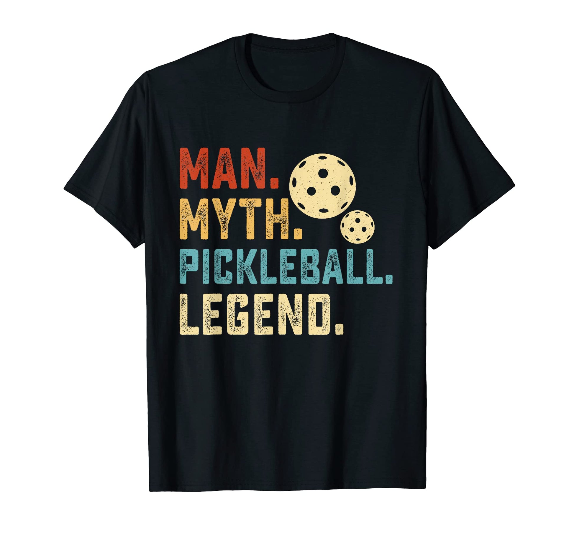 Myth Pickleball Legend Dad Fathers T-Shirt - Custom Art Print for Adults - T-Shirt, Sweatshirt, Hoodie