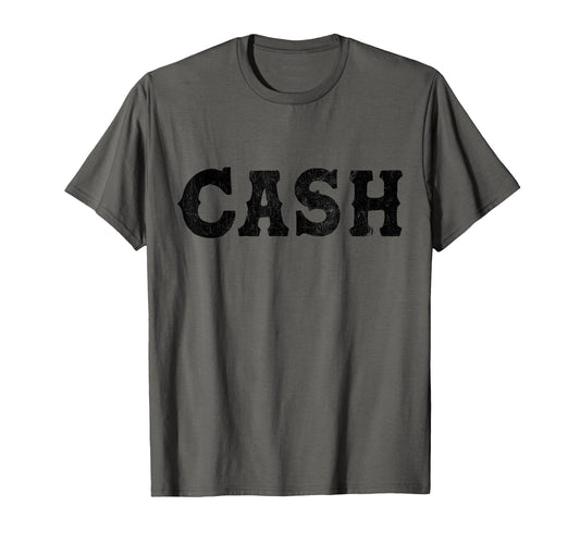 Cash Country Music Lovers Outlaw Distressed T-Shirt - Graphic Print Unisex - T-Shirt, Sweatshirt, Hoodie