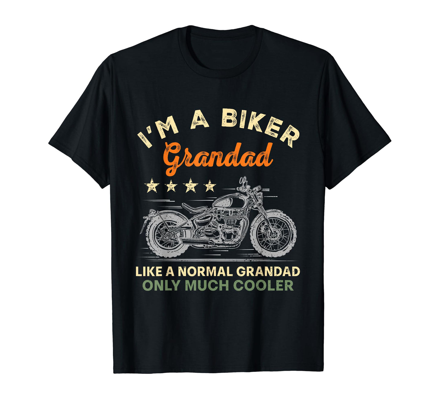Im Biker Grandad Motorcycle Rider T-Shirt - Aesthetic Graphic for Adults - T-Shirt, Sweatshirt, Hoodie