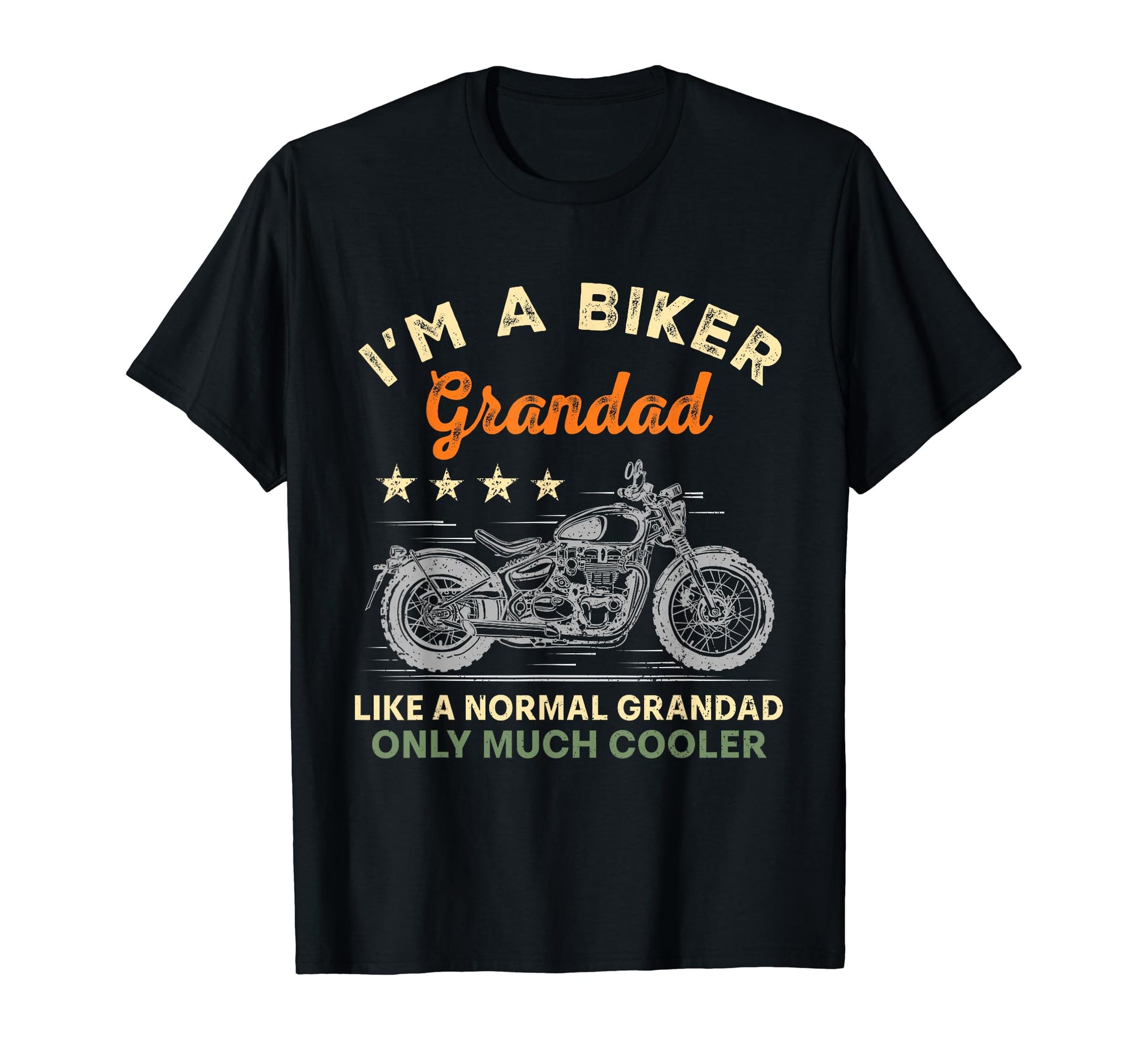 Im Biker Grandad Motorcycle Rider T-Shirt - Aesthetic Graphic for Adults - T-Shirt, Sweatshirt, Hoodie